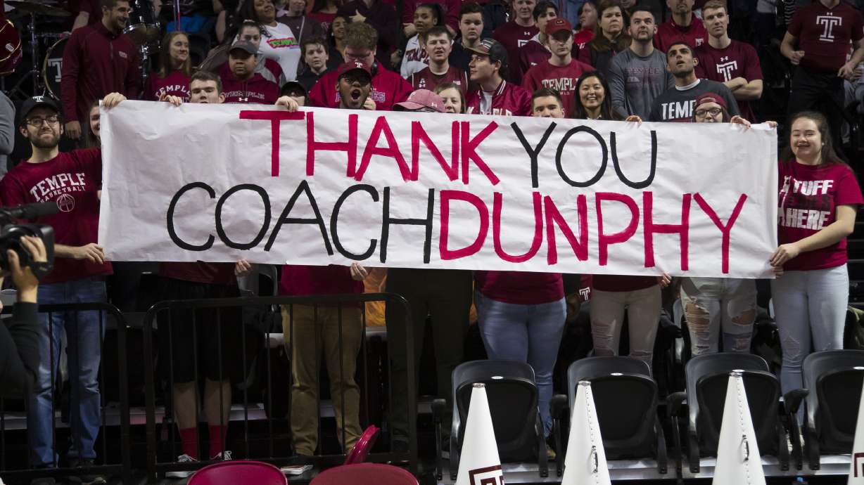 Temple's Dunphy begins last go-around at First Four