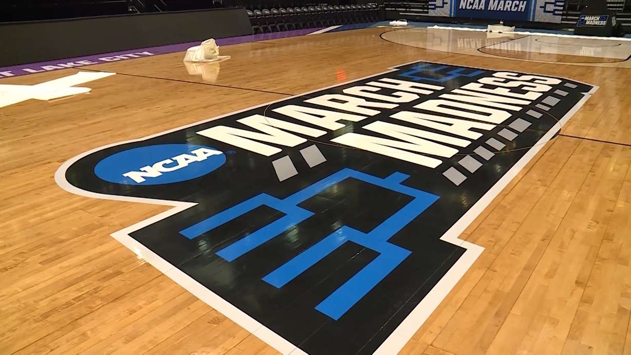 March Madness tips off Thursday in Salt Lake City with eight teams and their fans coming to town for the NCAA Men’s Basketball Tournament. (Photo: Winston Armani, KSL TV)