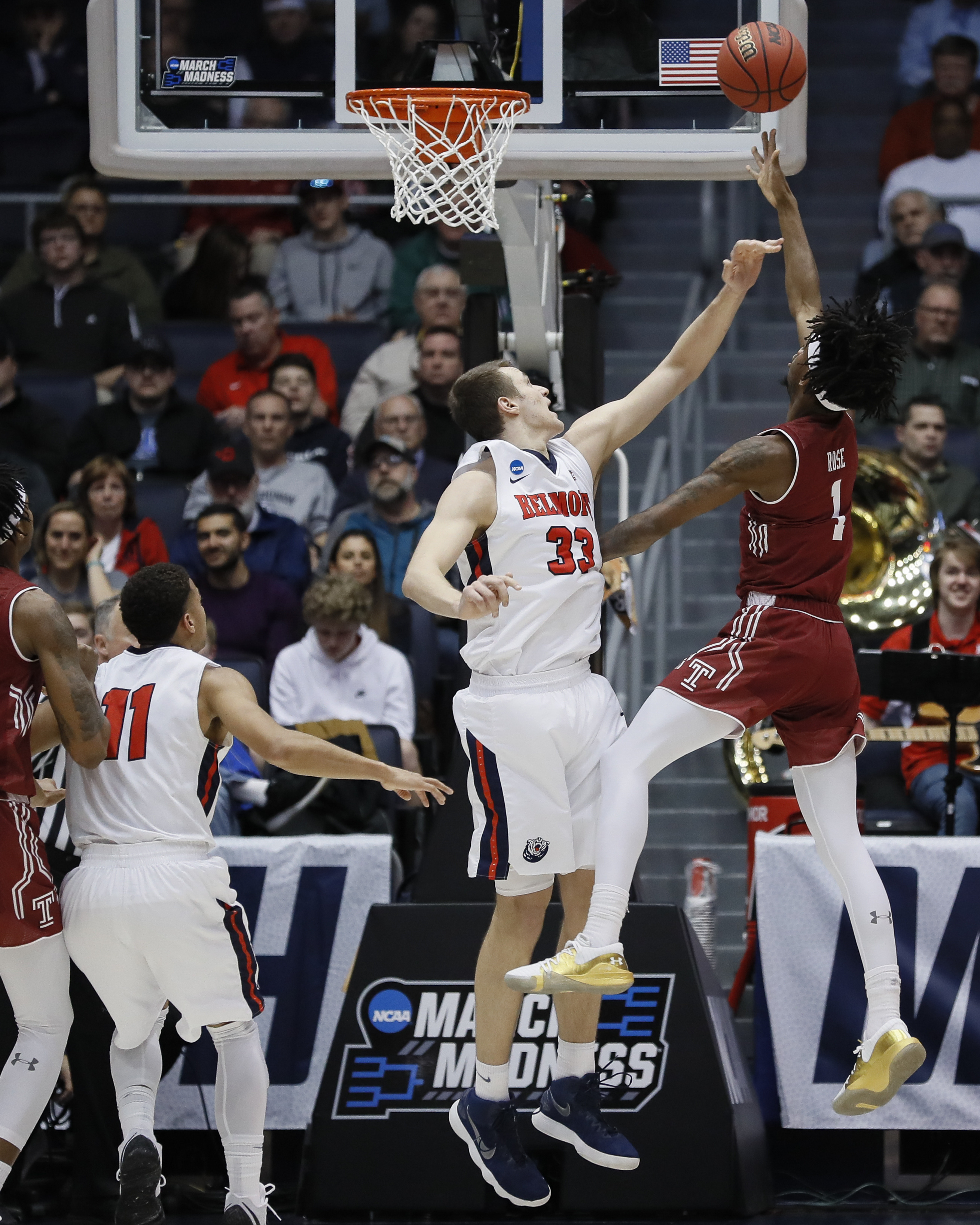 Belmont beats Temple 81-70 for first NCAA Tournament win