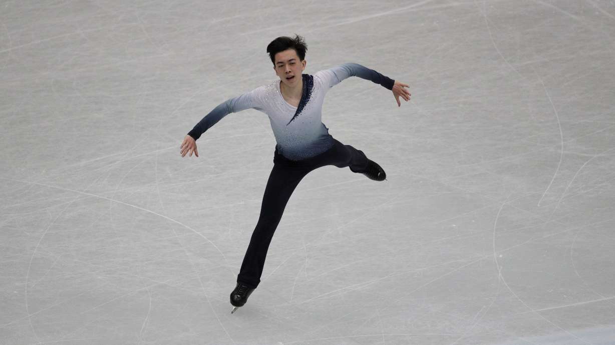 Chen leads after short program at figure skating worlds