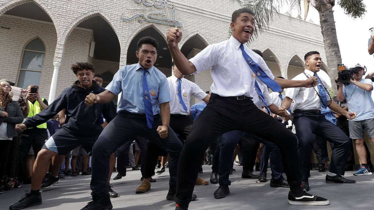 'Rise up!' NZ students heal with haka after mosque attacks