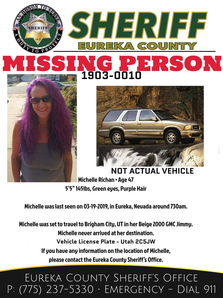 (Photo: Eureka County Sheriff’s Office)