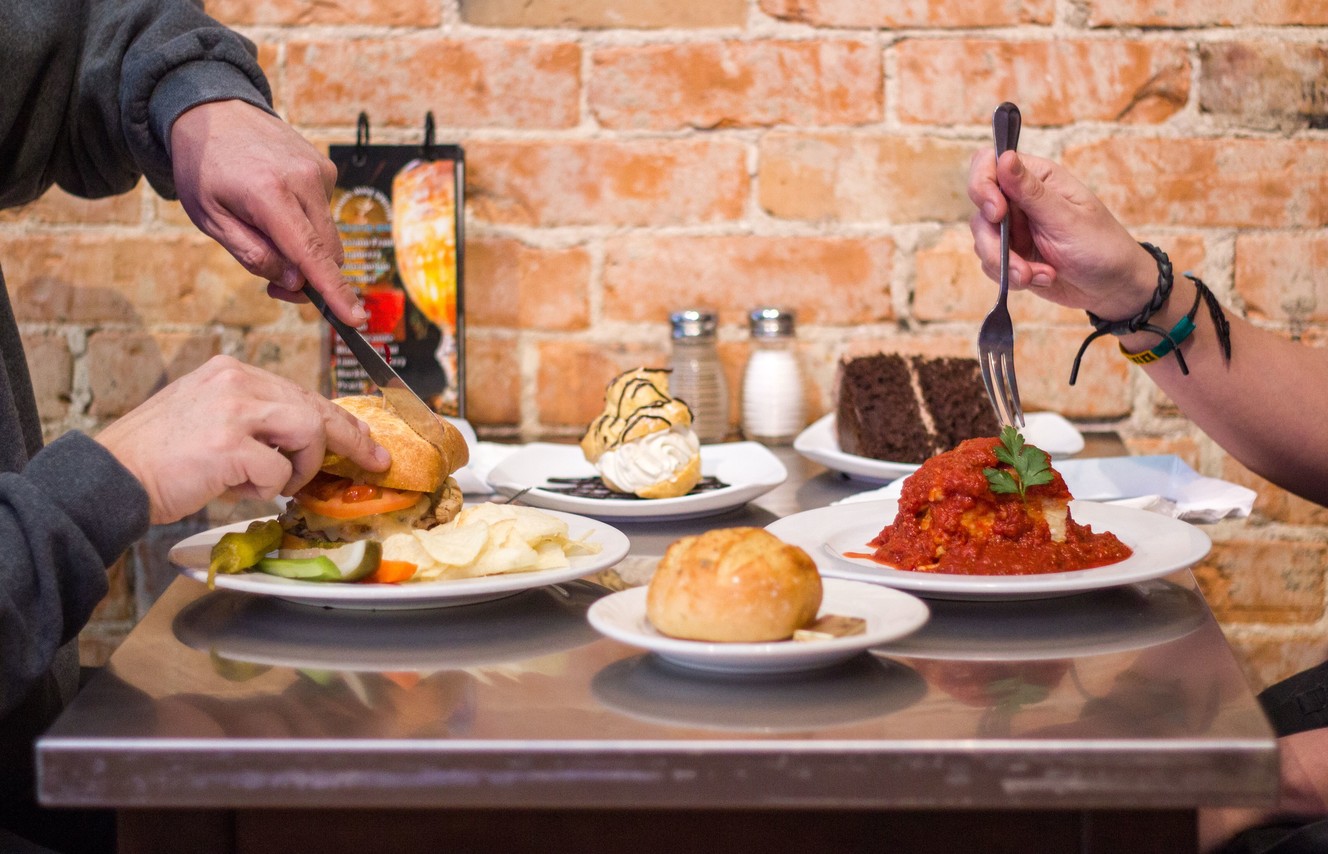 A full meal at Rovali's Italian Ristorante Italiano (Photo: Visit Ogden)