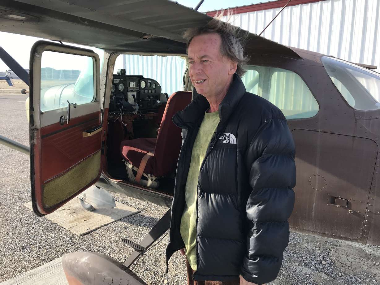 Ivo Zdarsky talks to KSL TV on Tuesday, March 26, 2019, about his role in helping find a woman who had been missing for a week after getting stranded in a remote part of Box Elder County. (Photo: KSL TV)