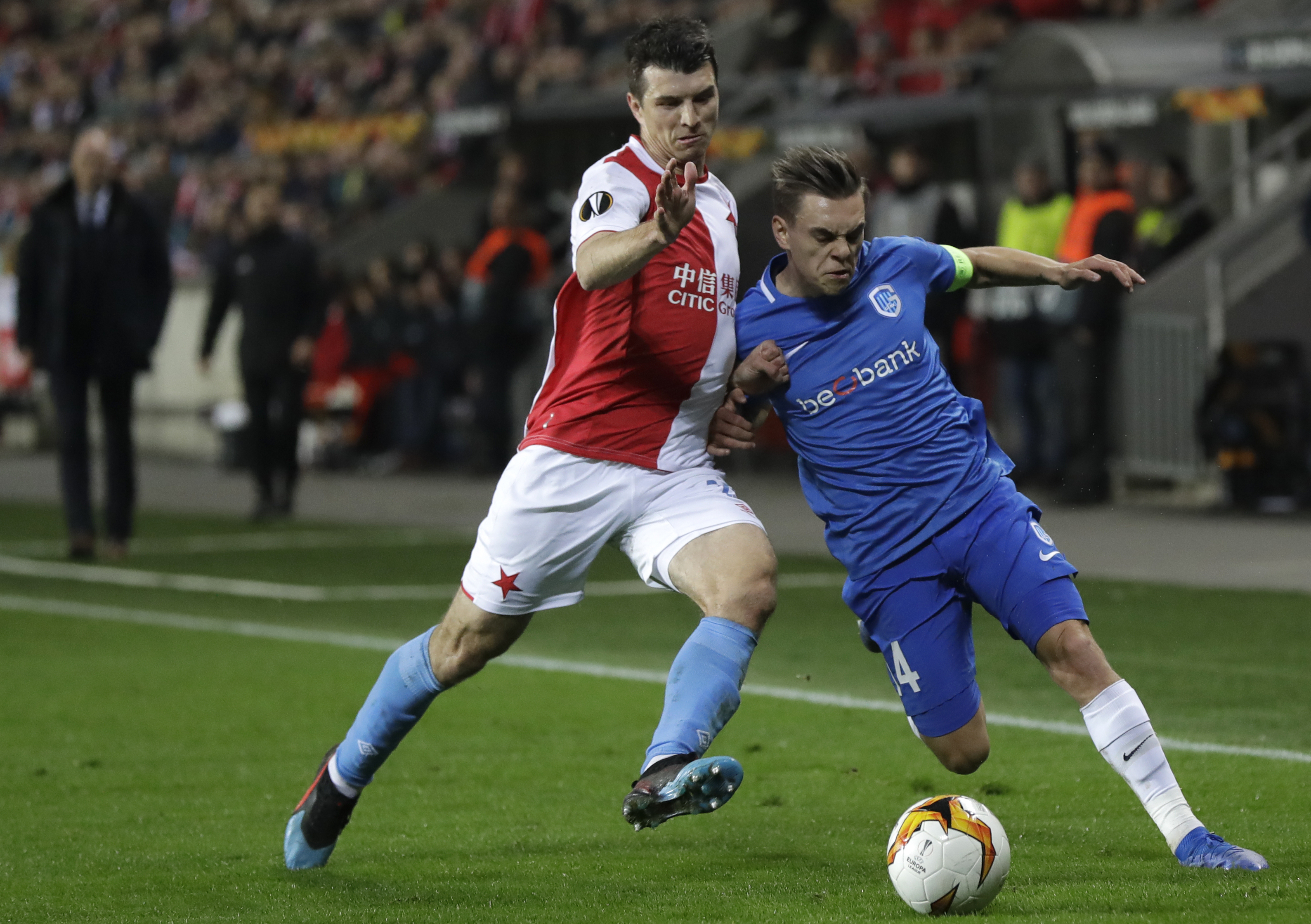 Slavia punished by UEFA for fan misconduct, plans to appeal