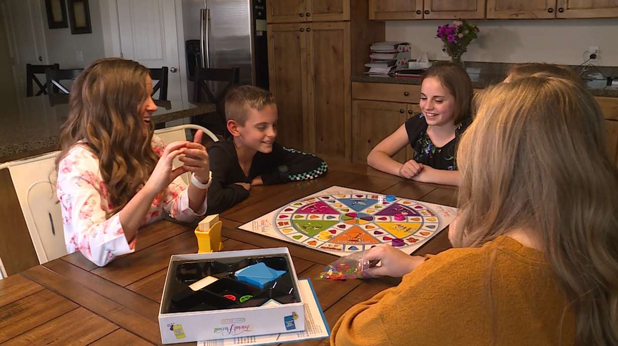 The Smith family planned on playing games during their staycation over Thanksgiving break in Park City. (Photo: KSL TV)