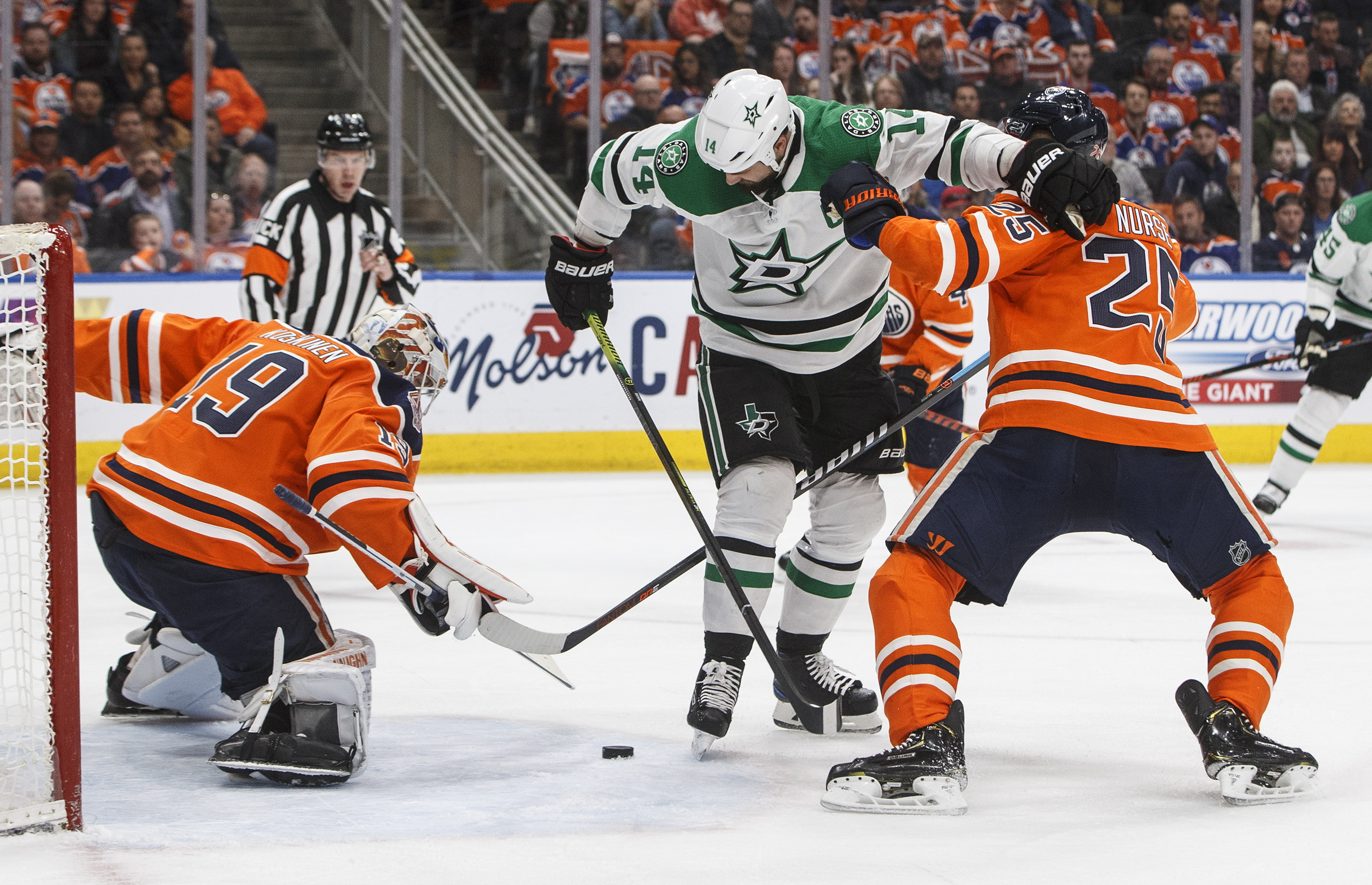 Benn scores shootout winner, Stars beat Oilers 3-2