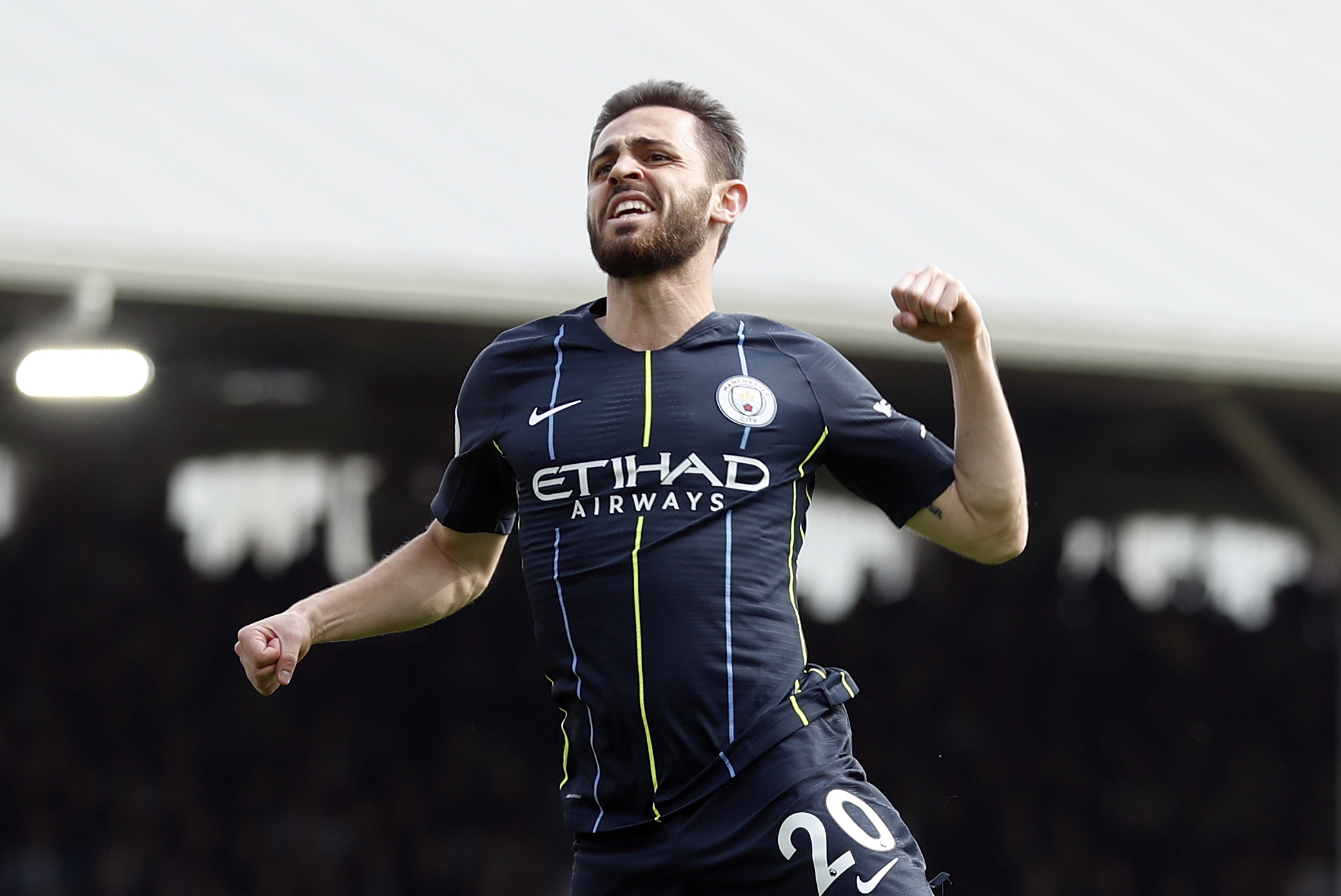 Man City top of English Premier League after beating Fulham