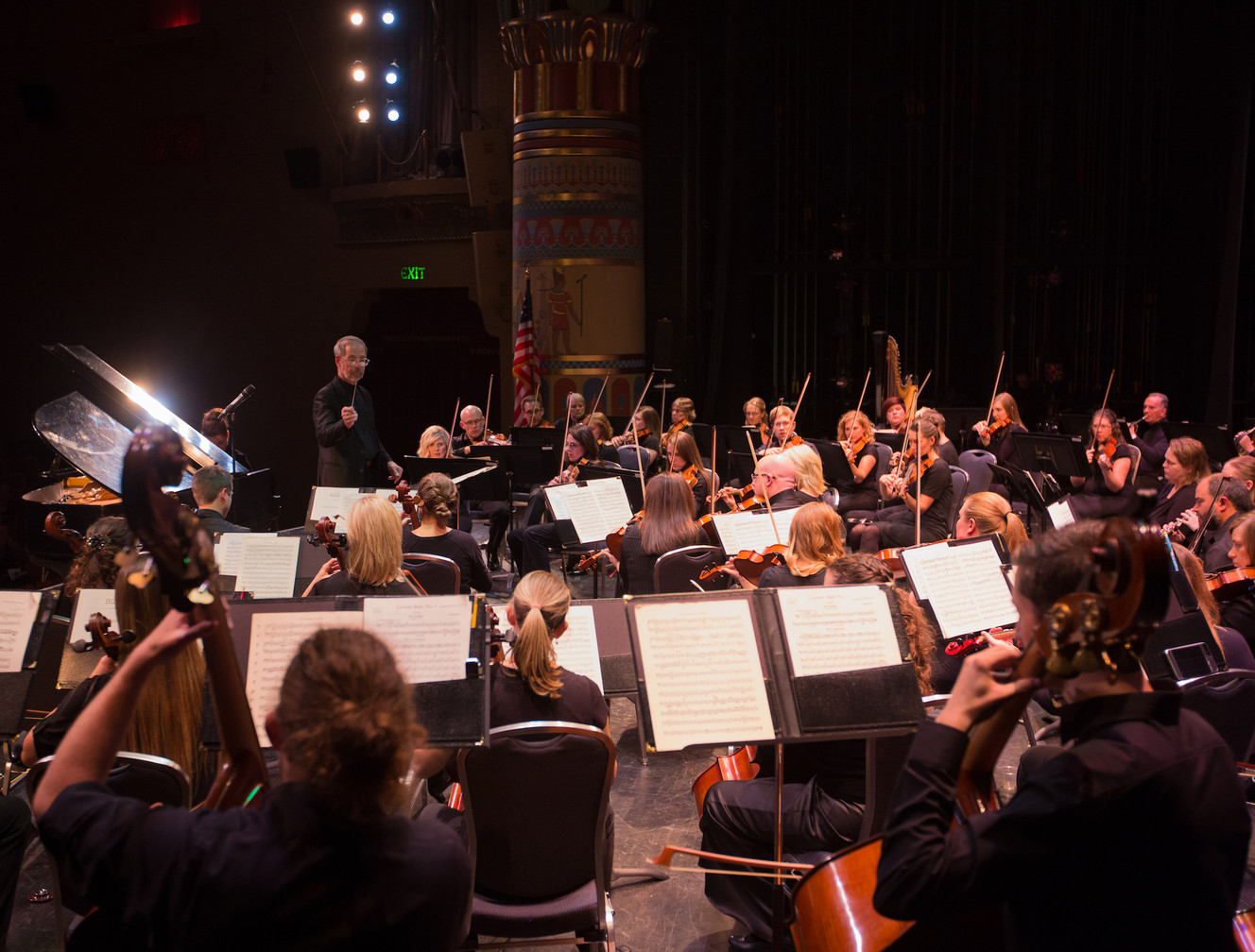 A performance by the Ogden Chamber Orchestra (Photo: Issac Goeckeritz, Ogden Chamber Orchestra)