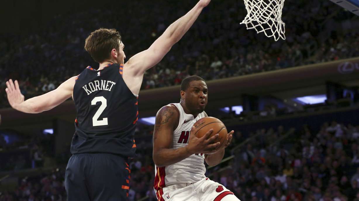 Heat beat Knicks in Wade's final Madison Square Garden game