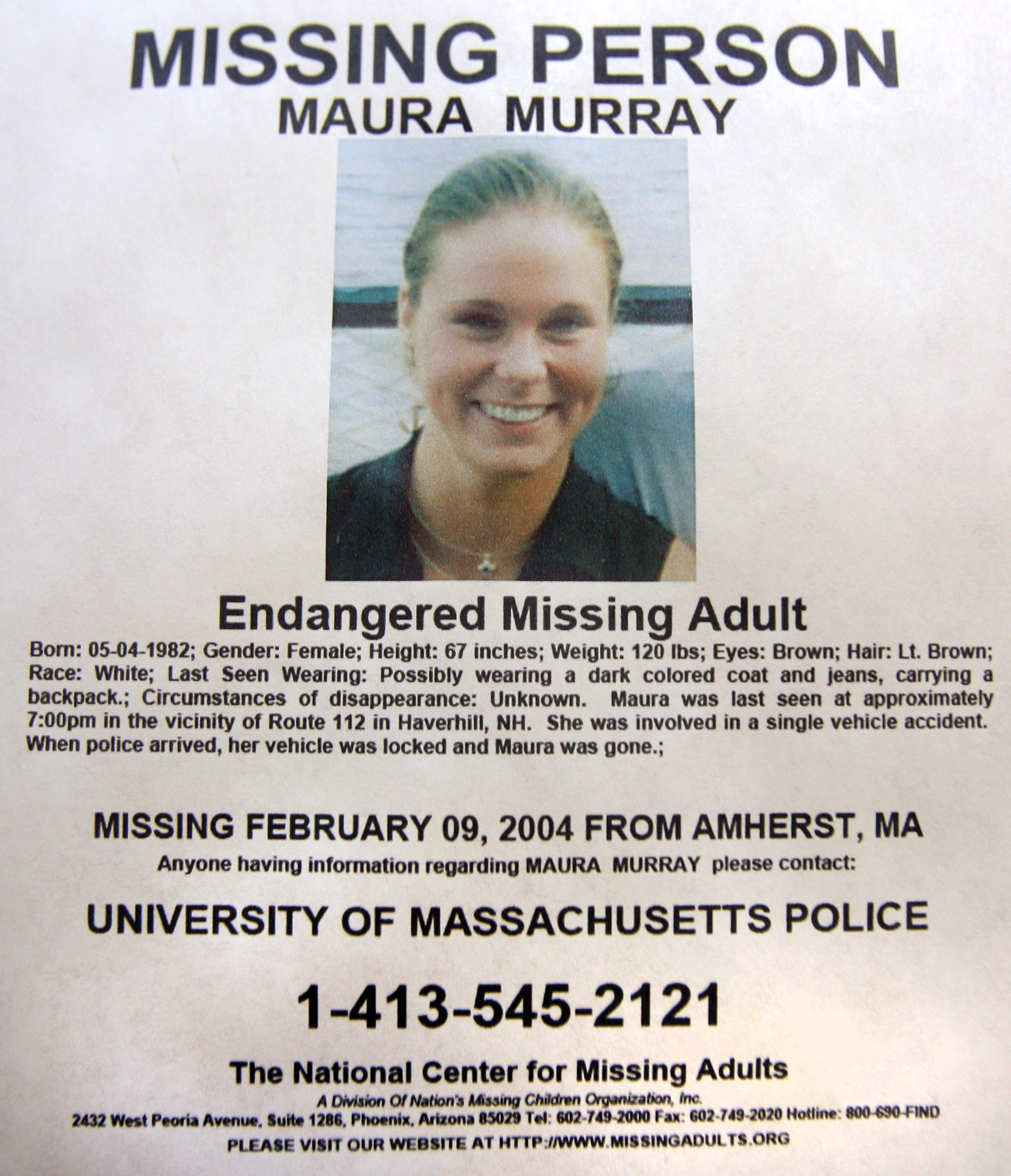 Search finds no evidence of student's 2004 disappearance