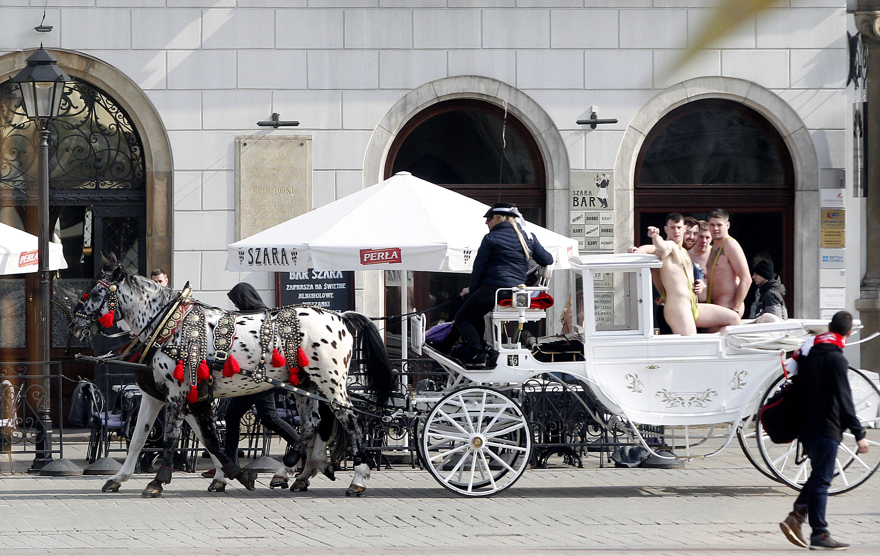 English-speaking men can face arrest for antics in Poland
