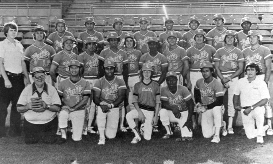 A team photo of the 1975 Salt Lake Gulls, which was the first time the team held that name. Prior to that, they were the Bees and the Angels. The franchise later moved to Calgary after the 1984 season. (Photo: Utah State History)