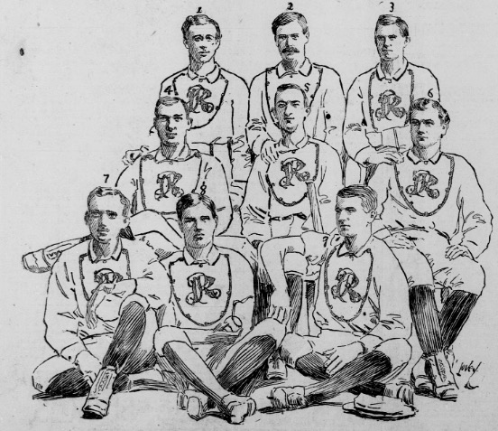 A drawing of the 1899 Reds baseball team that appeared in an Aug. 13, 1899, edition of the Salt Lake Herald-Republican. (Photo: Utah Digital Newspapers)