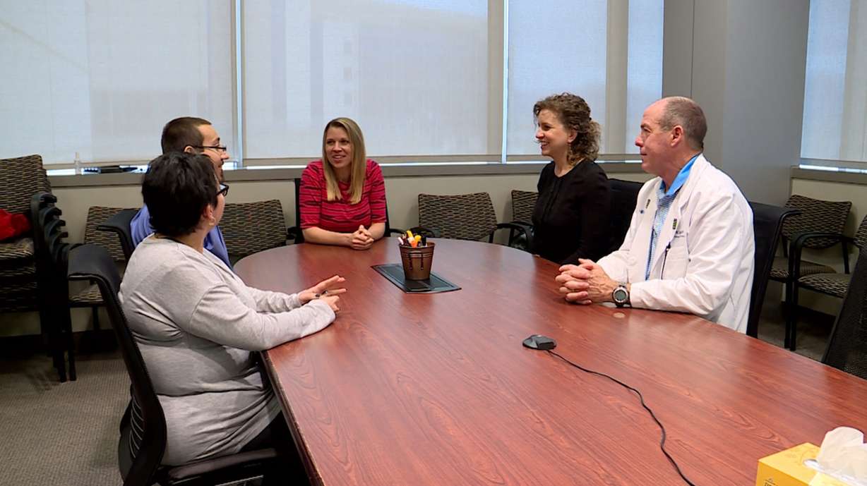 Each of these five people have been affected through by a kidney transplant. (Photo: KSL TV)