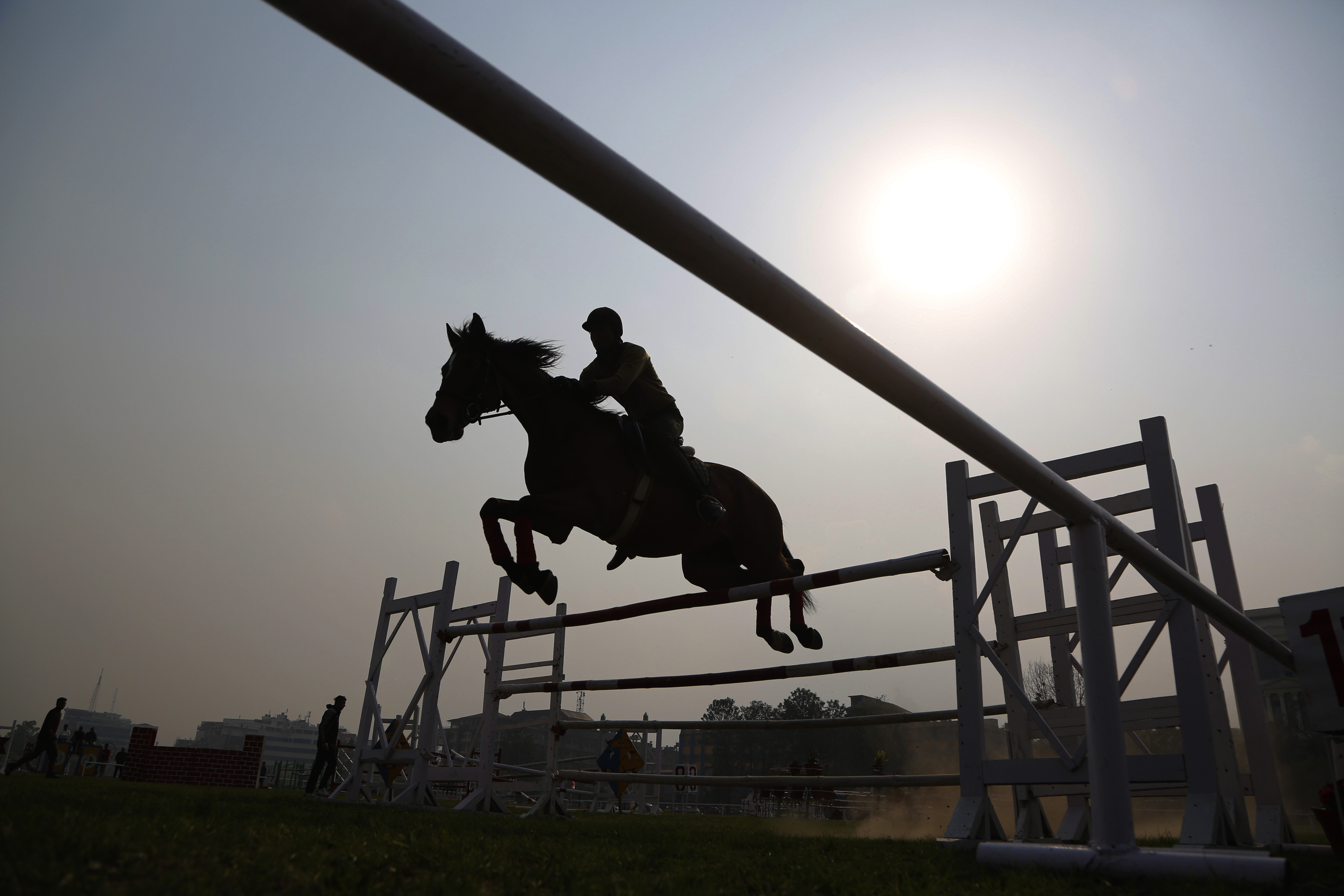 AP PHOTOS: Horses race in Nepal capital to keep devils away