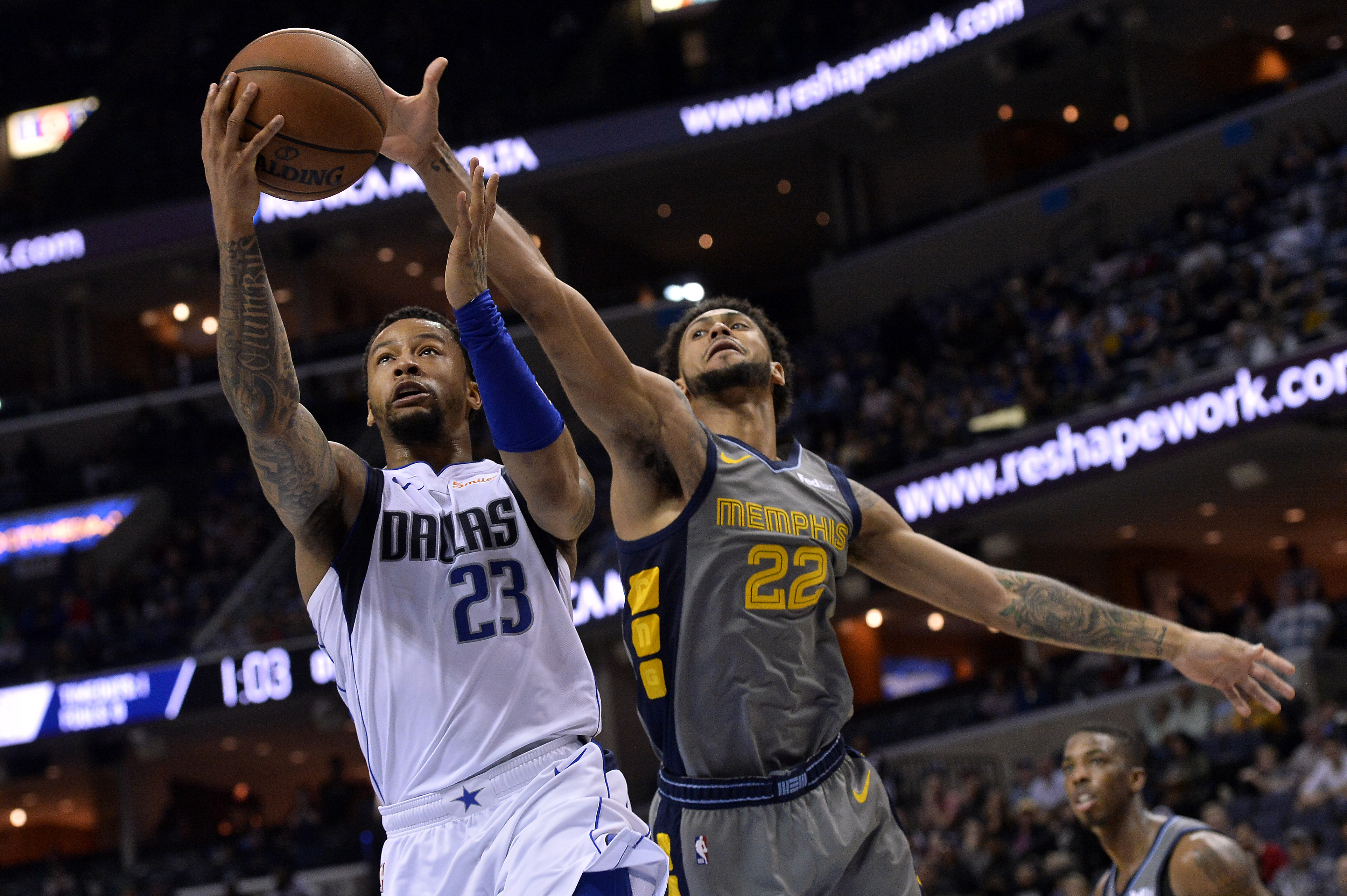 Mejri, Burke lead Mavericks past Grizzlies 129-127 in OT