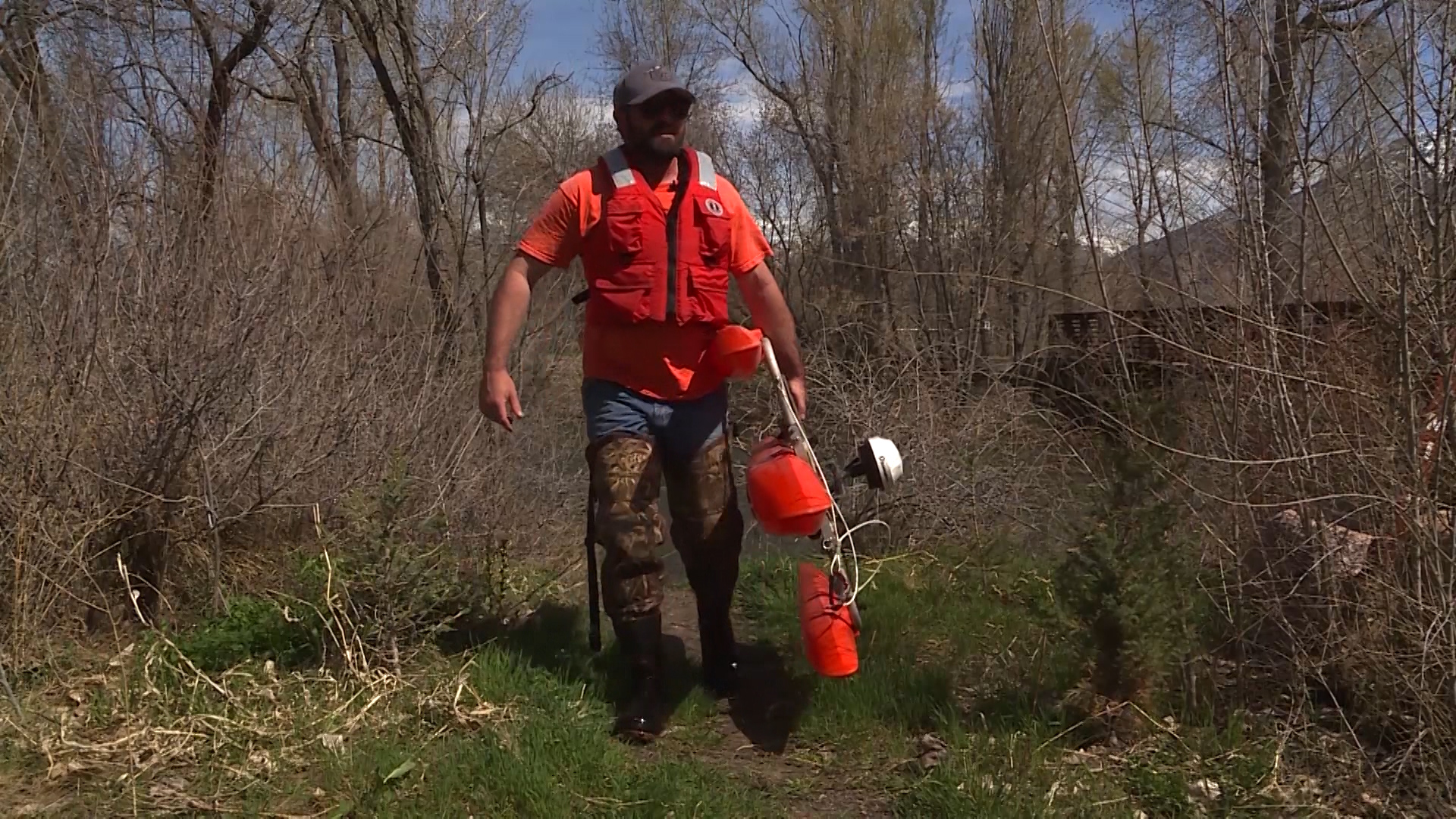 Next month, Utah rivers and creeks will begin to rise with snowmelt runoff. High flows are expected because of the deep snowpack in the mountains. (Photo: Sean Estes, KSL TV)