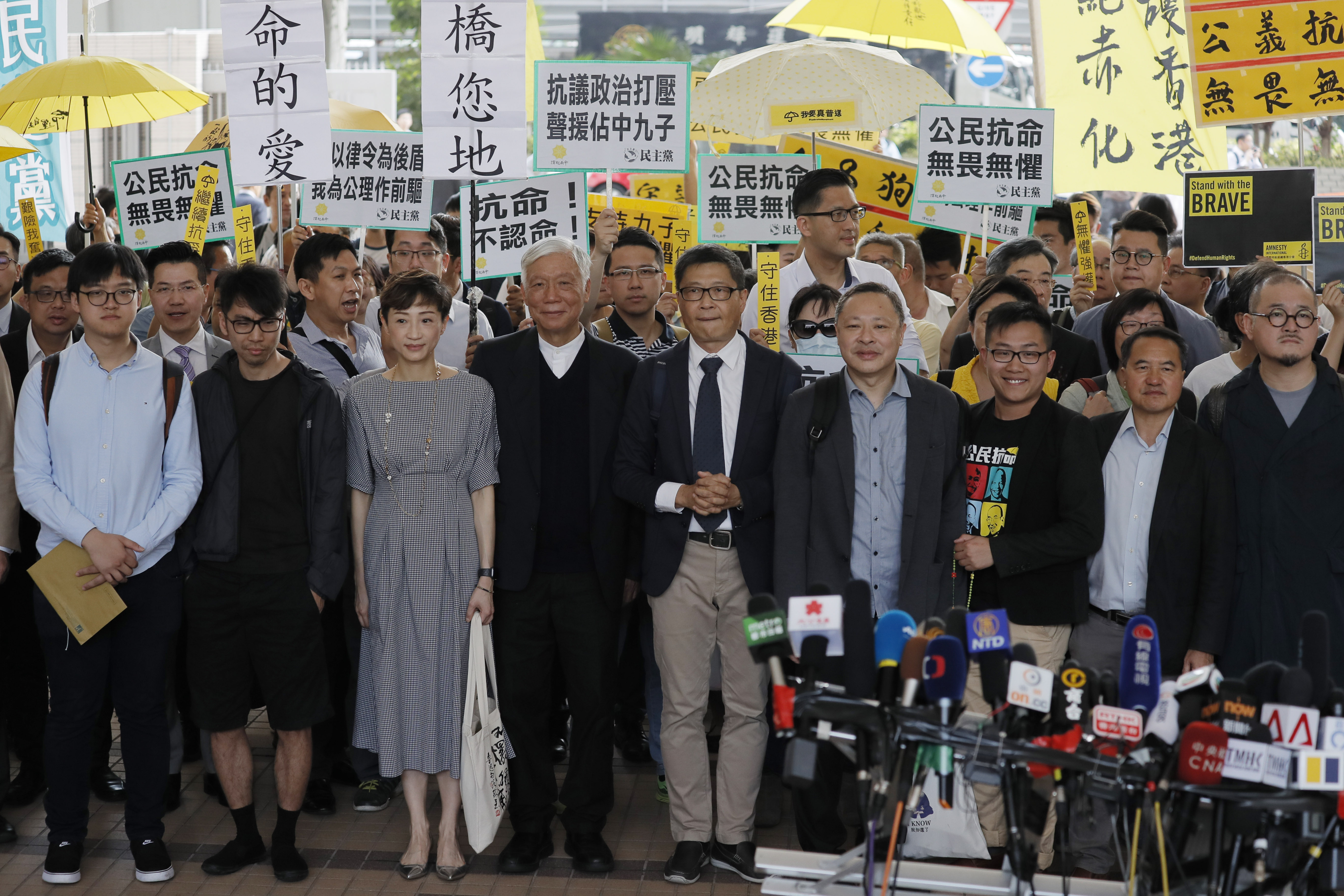 9 leaders of Hong Kong pro-democracy protests found guilty