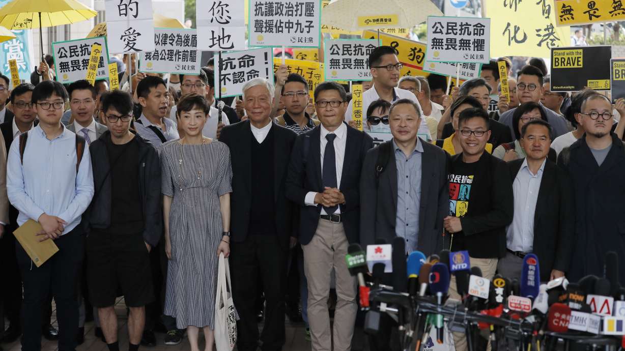 9 leaders of Hong Kong pro-democracy protests found guilty
