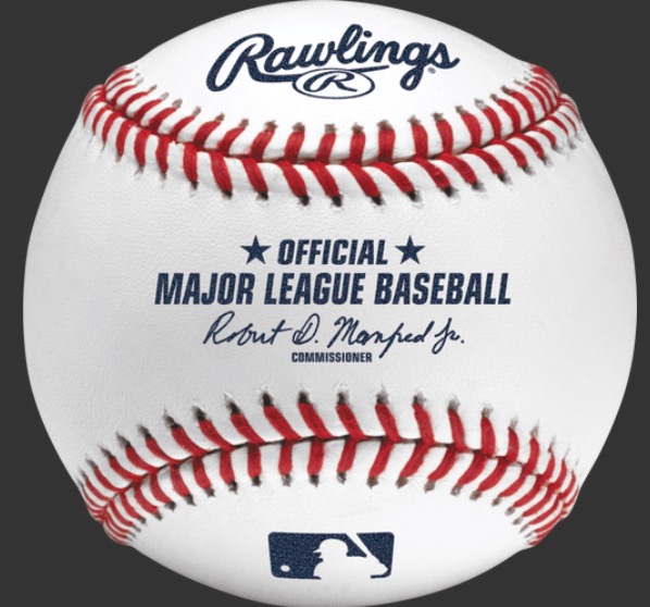 An image of what an official MLB baseball looks like. (Photo: Rawlings)
