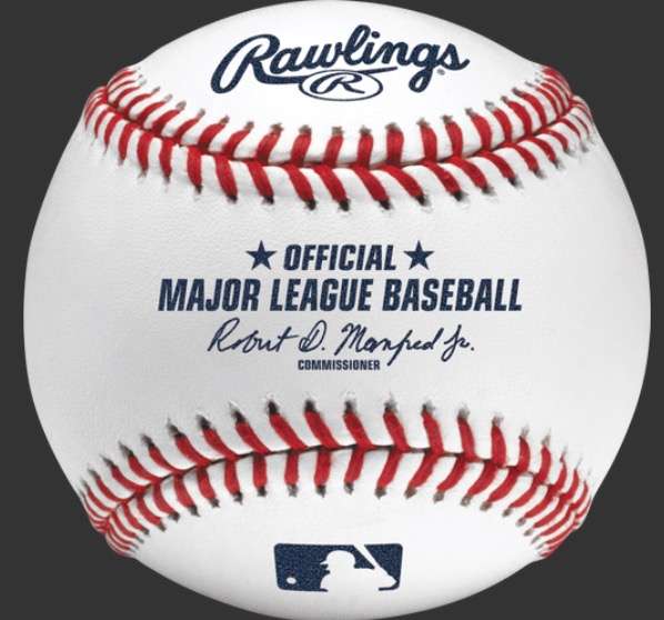 An image of what an official MLB baseball looks like. (Photo: Rawlings)