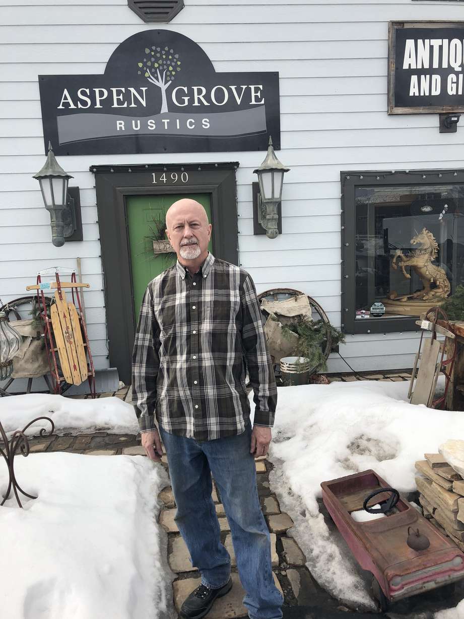 Ed Hendershot, owner of Aspen Grove Rustics in Heber City, began selling CBD after taking it helped relieve his pain. (Photo: Heather Simonsen, KSL TV)