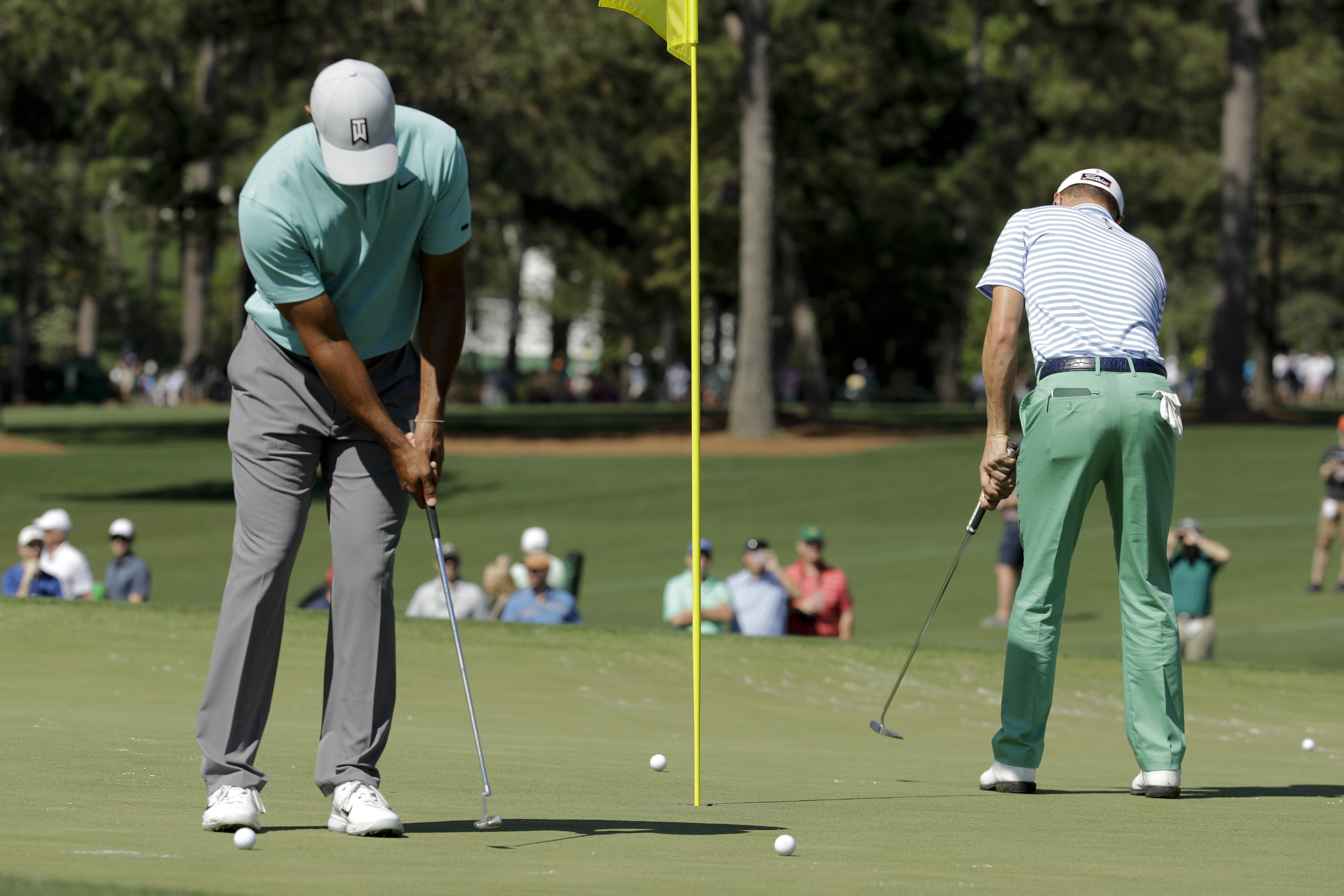 Masters Notebook: Matt Wallace wins par-3 contest