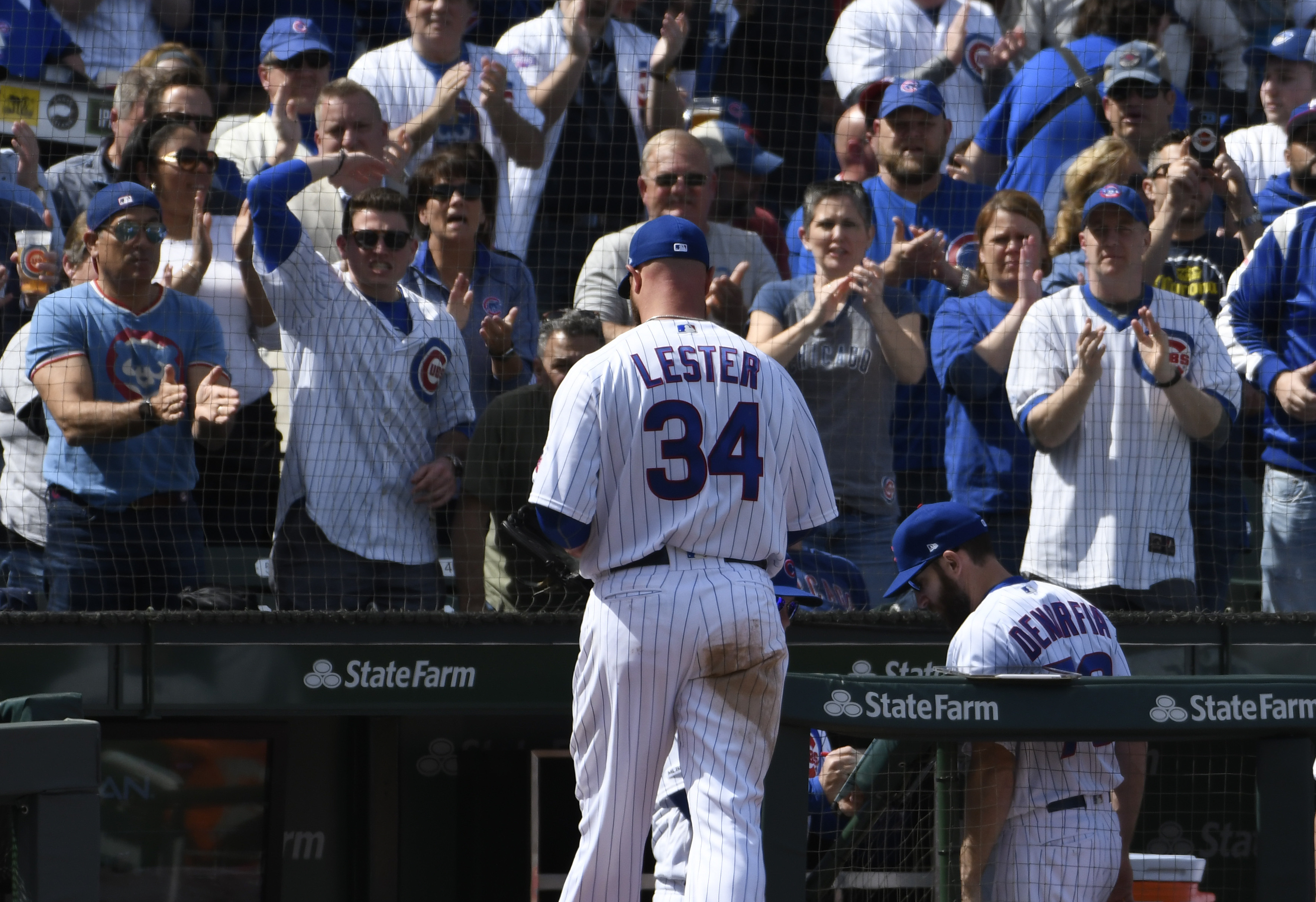Cubs place ace Lester on 10-day injured list, recall Collins