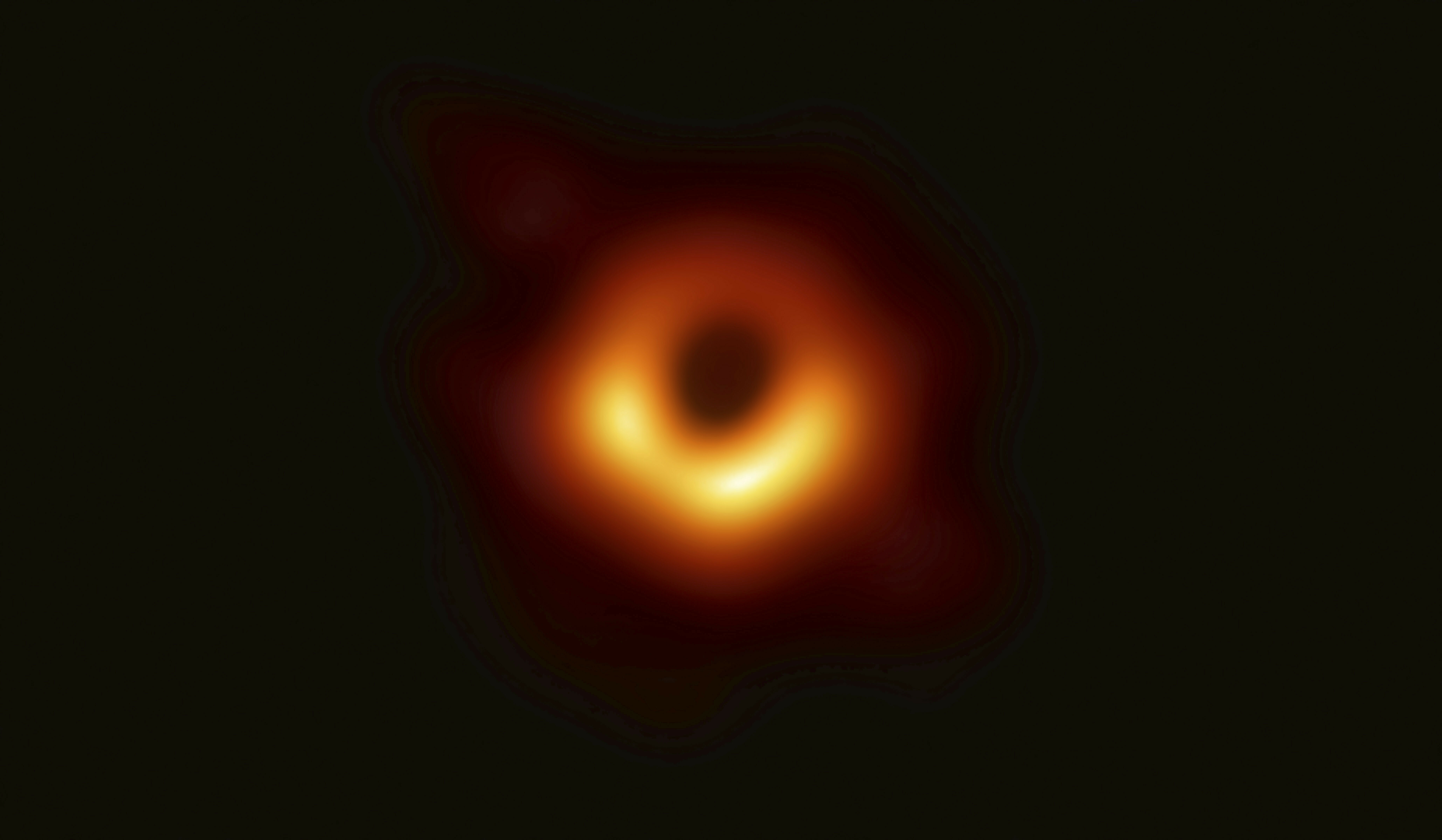 Picture was clear, but black hole's name a little fuzzy