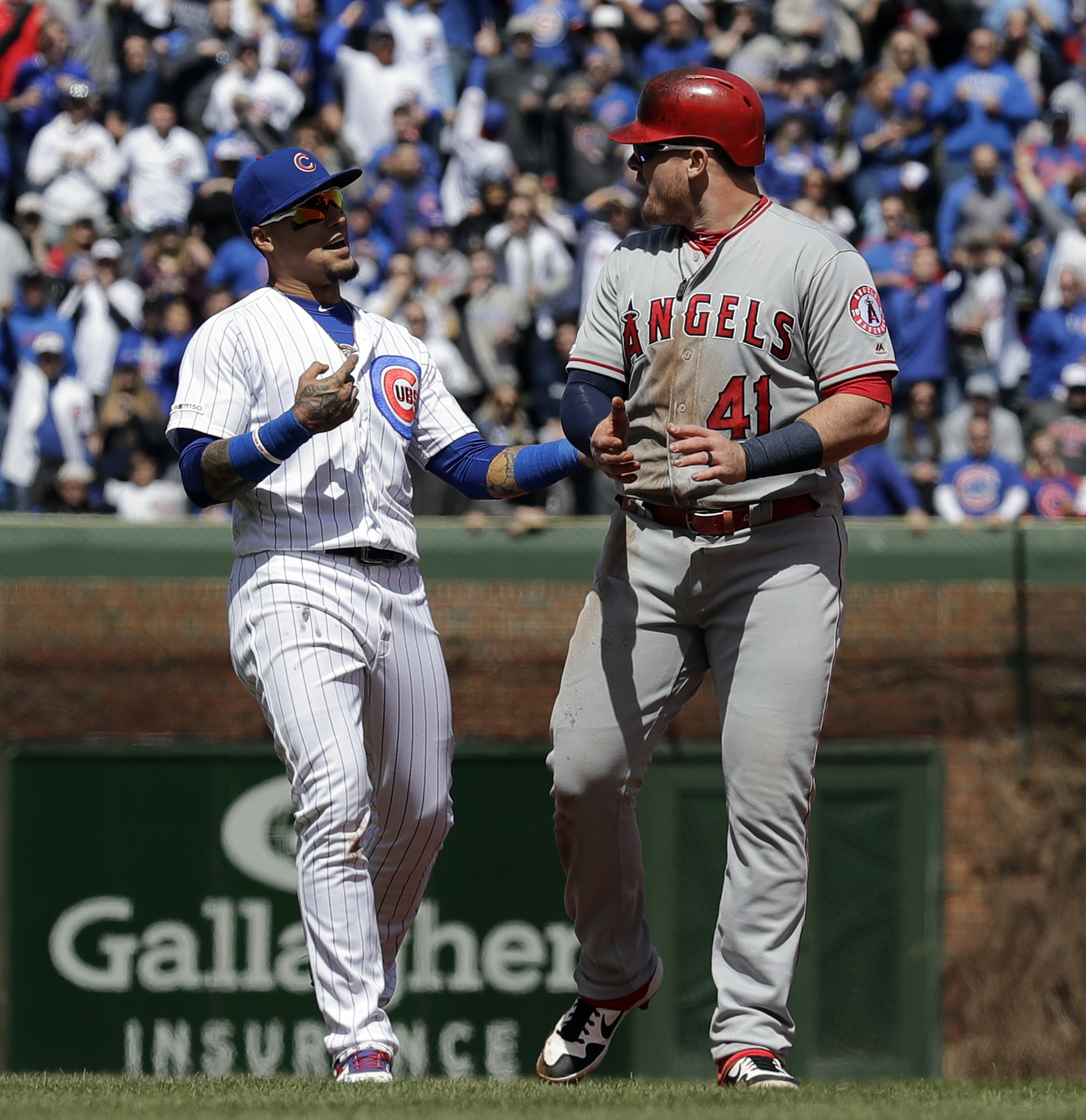 Allen, Cozart lead Angels past Cubs 6-5