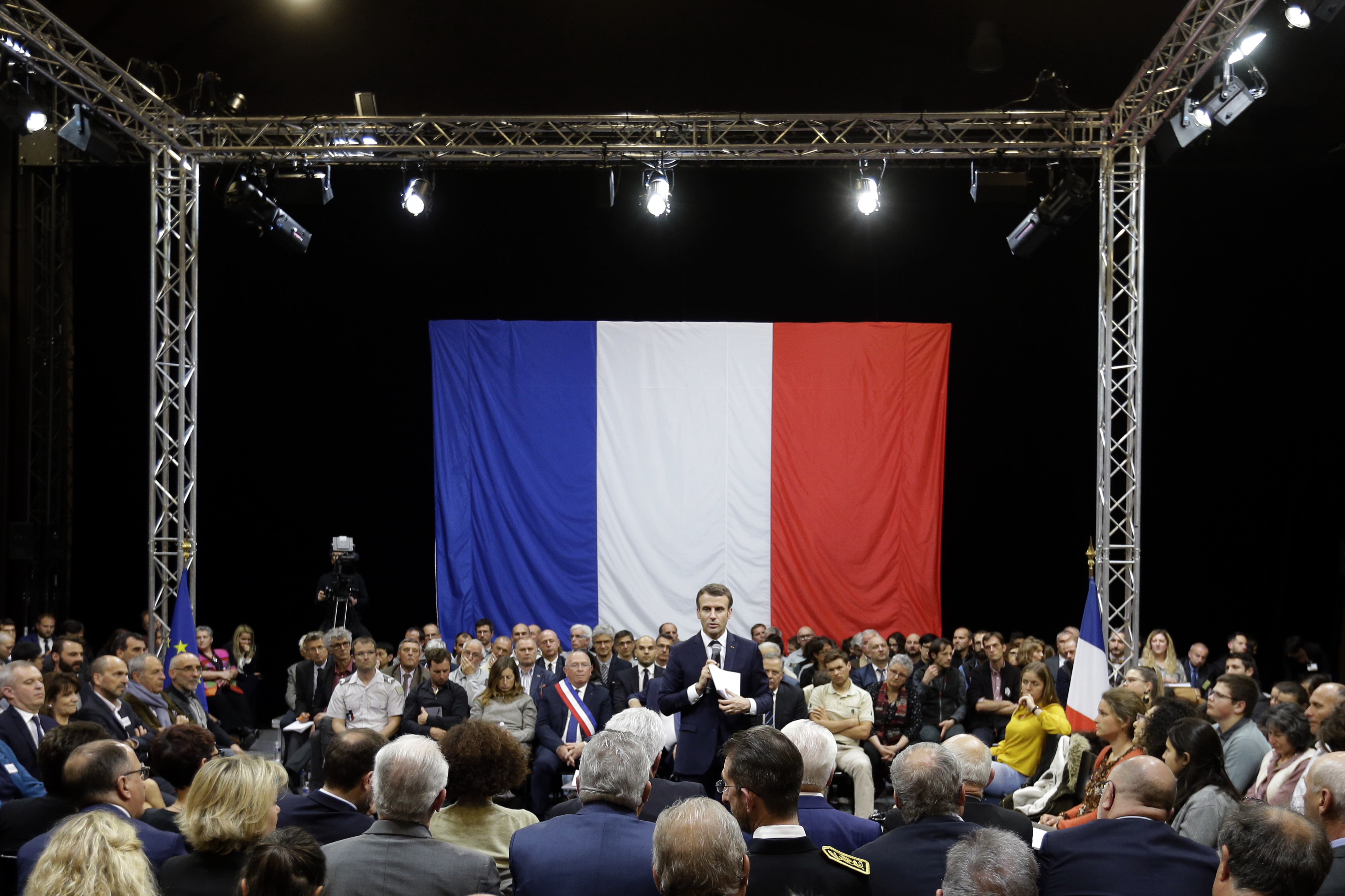 France's Macron postpones TV response to yellow vest crisis