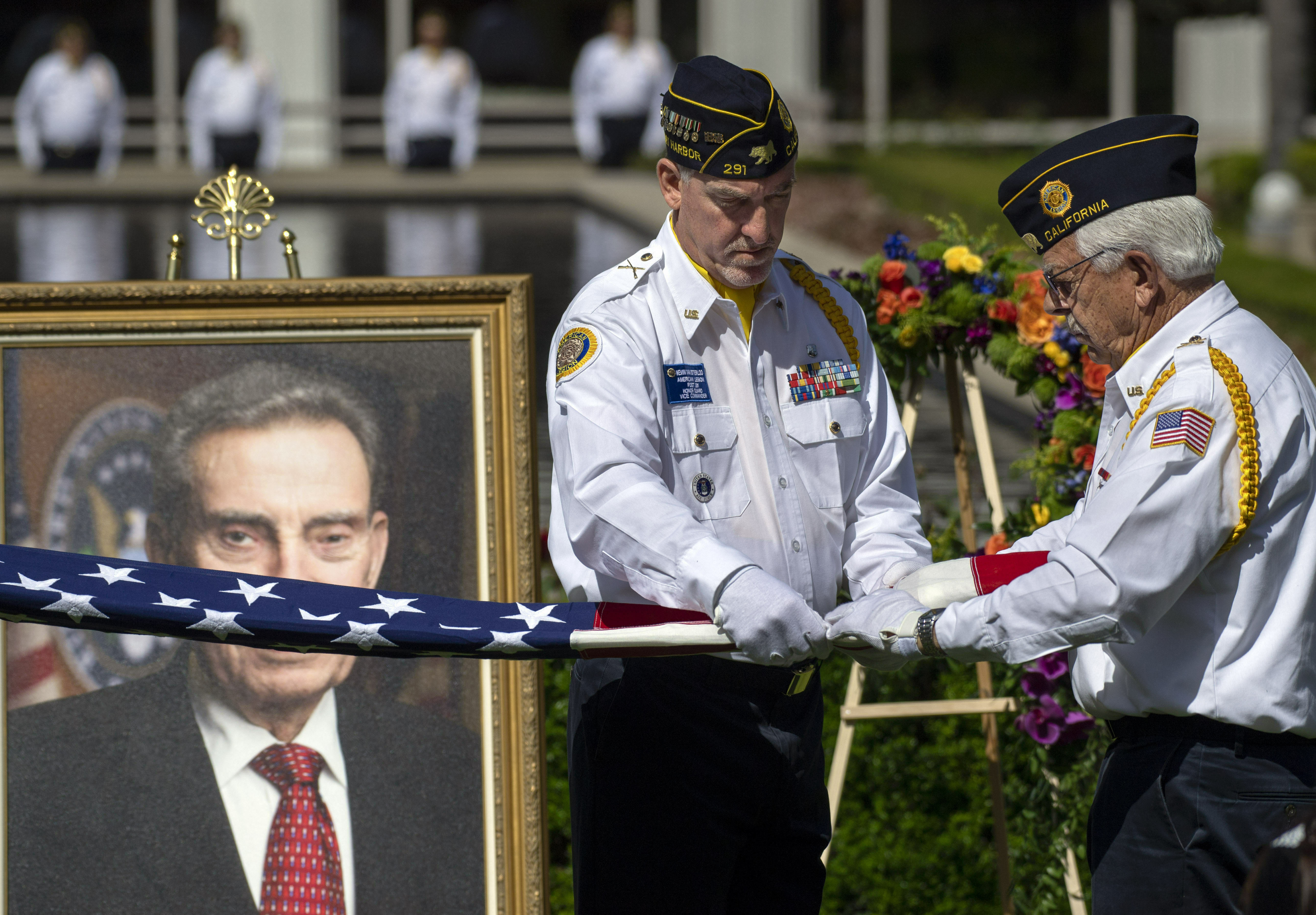 Memorial at Nixon Library for Ed Nixon, president's brother