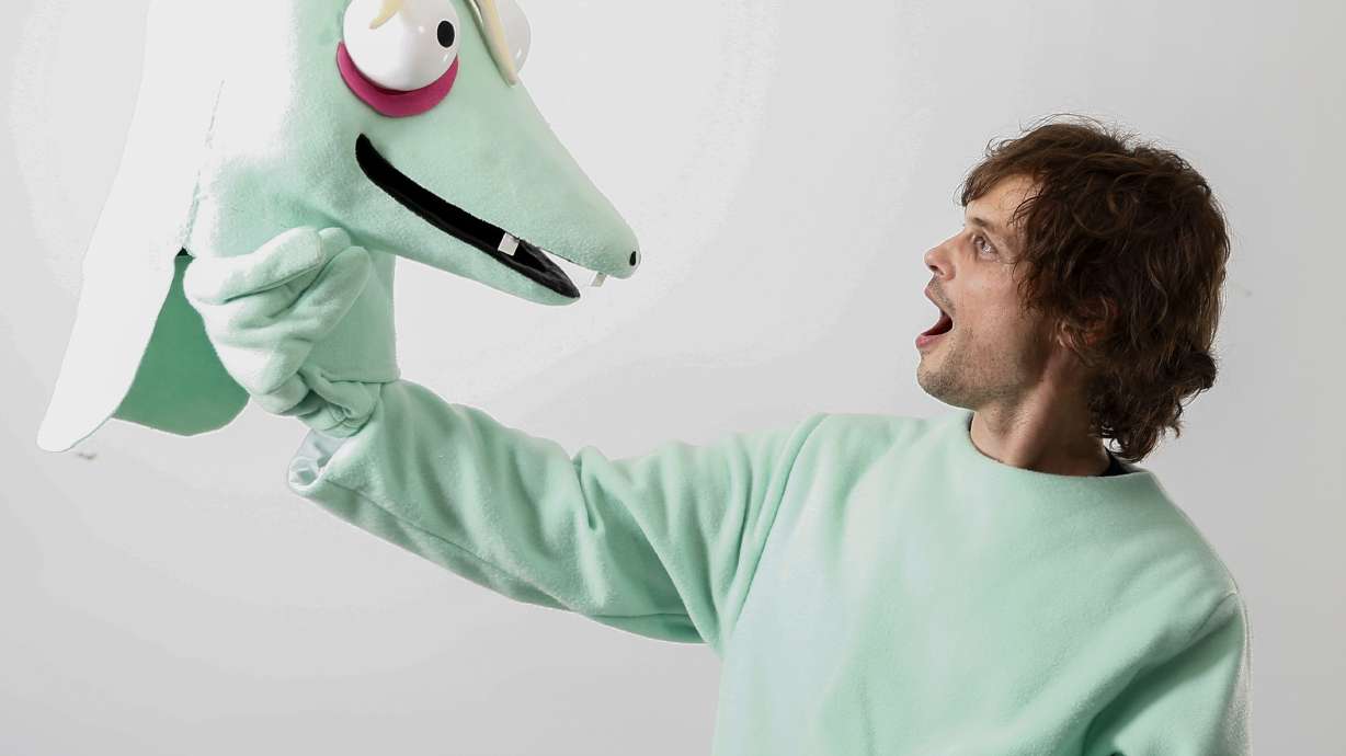 Why actor Matthew Gray Gubler is dressed in a monster suit