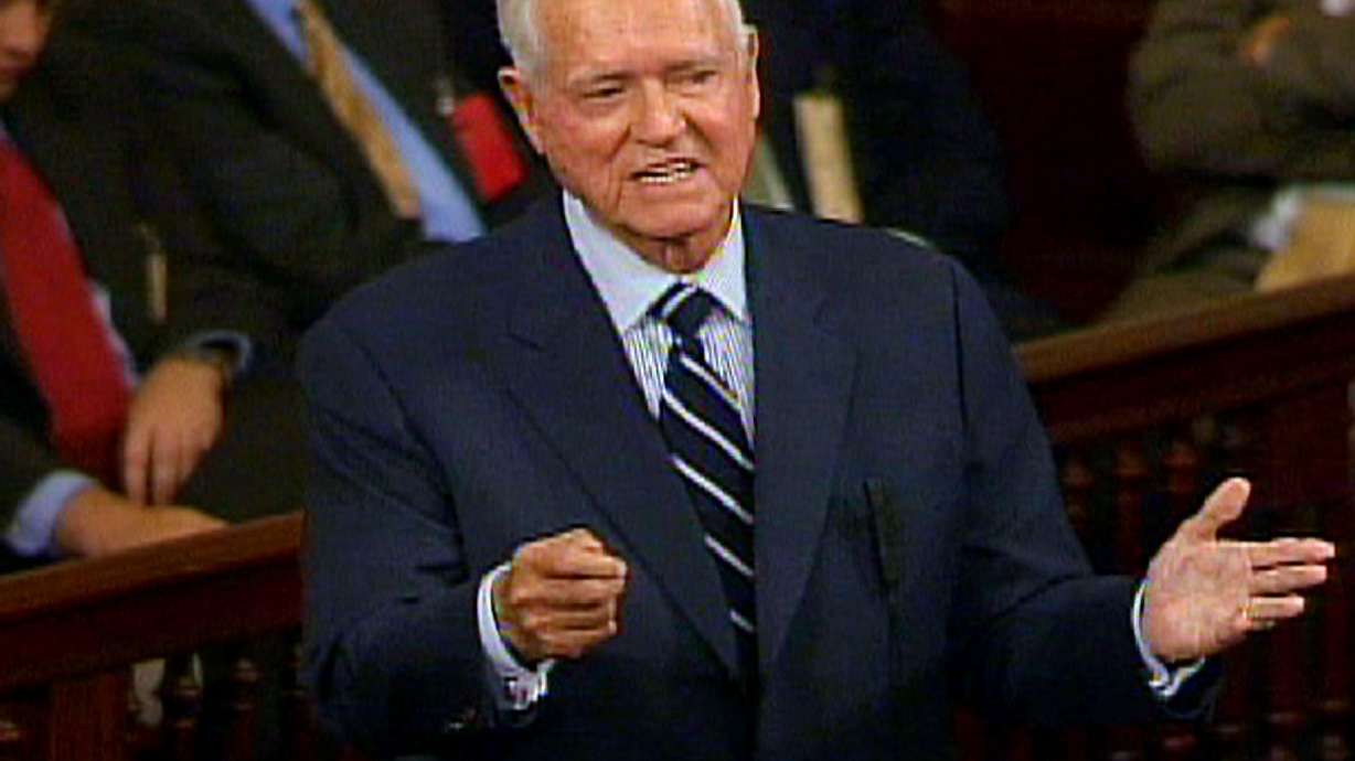 The Latest: Hollings recalled as leader whose views evolved