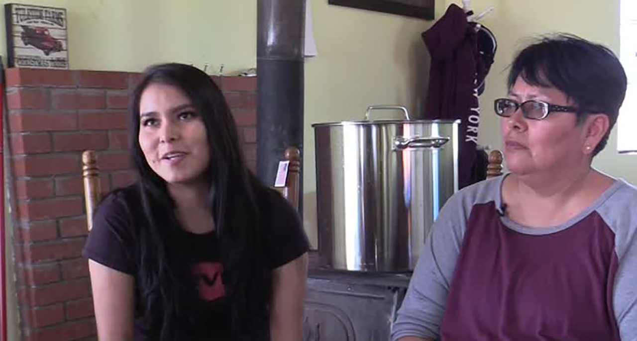 Shelby Wall and her mother, Marlene Yazzie. Photo: KSL TV