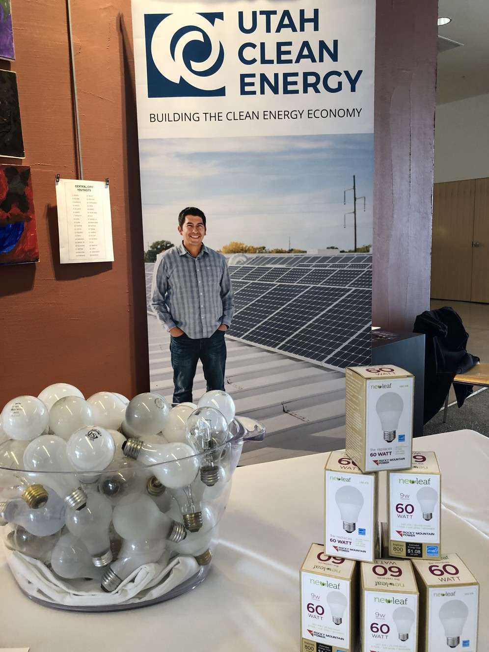 LED light bulbs provided by Rocky Mountain Power for "light swap" events. (Photo: Utah Clean Energy)