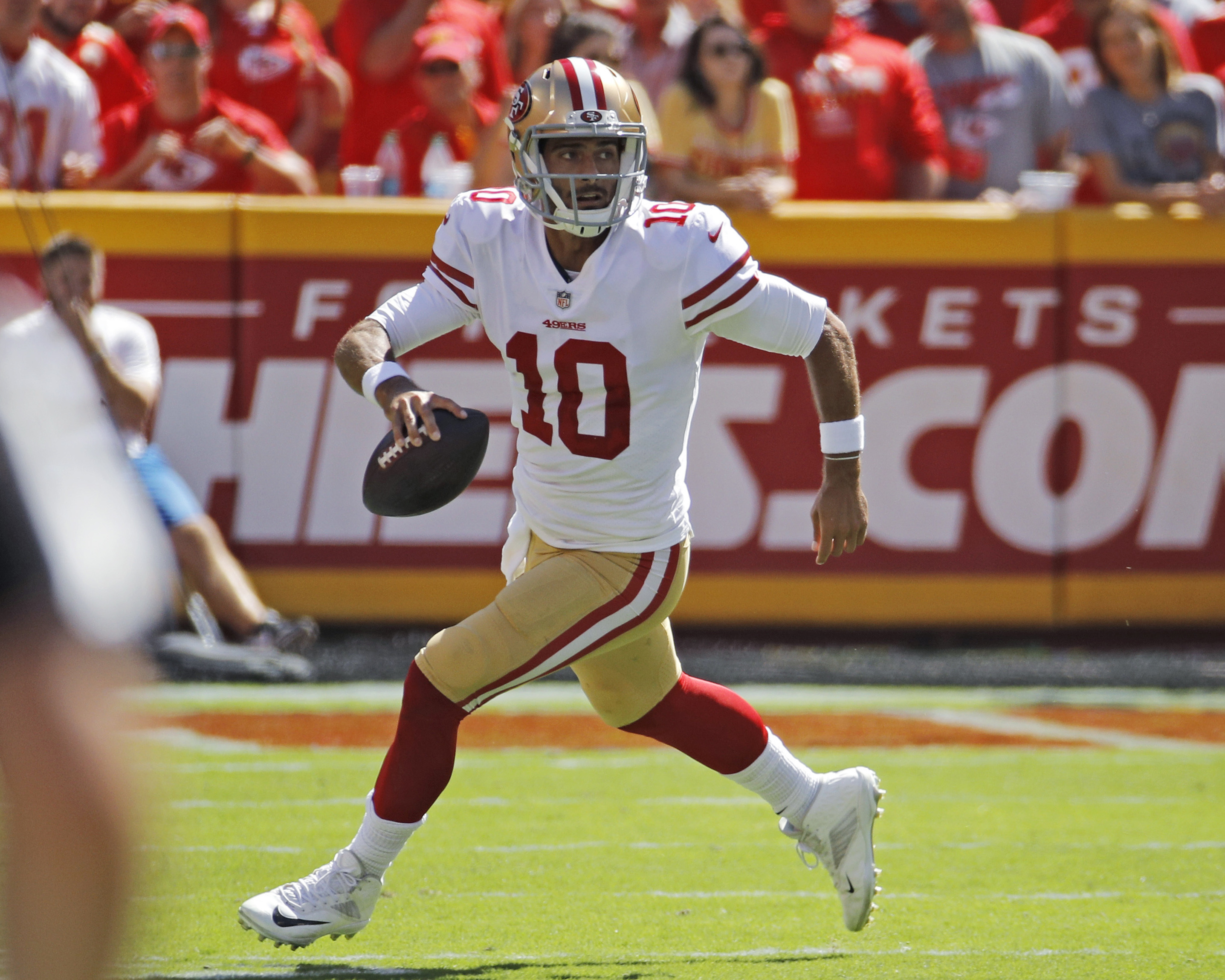Garoppolo recovering well from major left knee injury