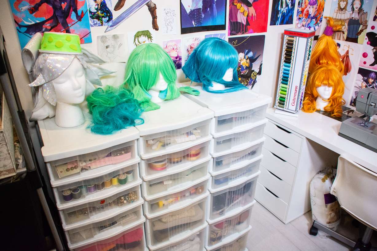 Velvetine Doll's cosplay workshop is seen on March 27, 2019. (Photo: John Mabunga, Mabunga Media)