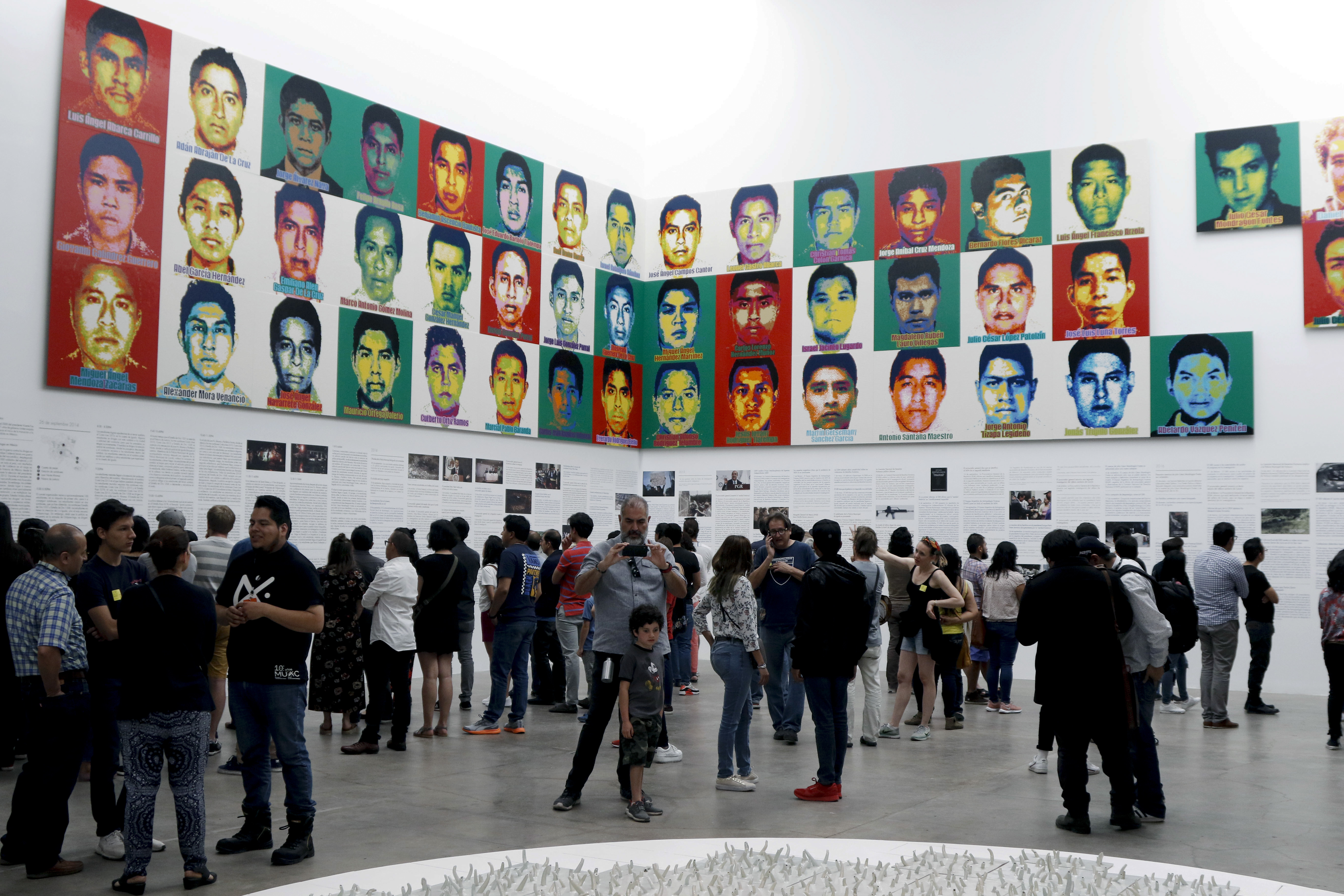 Ai Weiwei remembers disappearance of 43 Mexican students