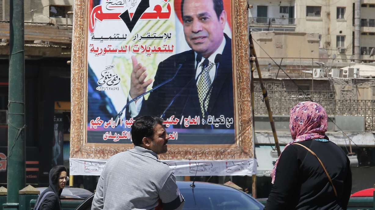 Expats vote on giving Egypt president 8 more years in power