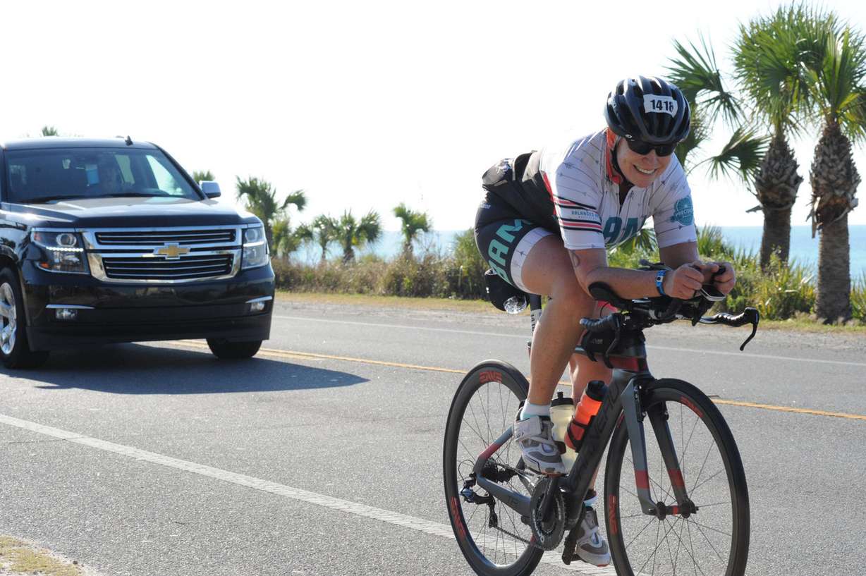 Suz Martin, 62, is an Ironman. (Photo: Aley Davis)