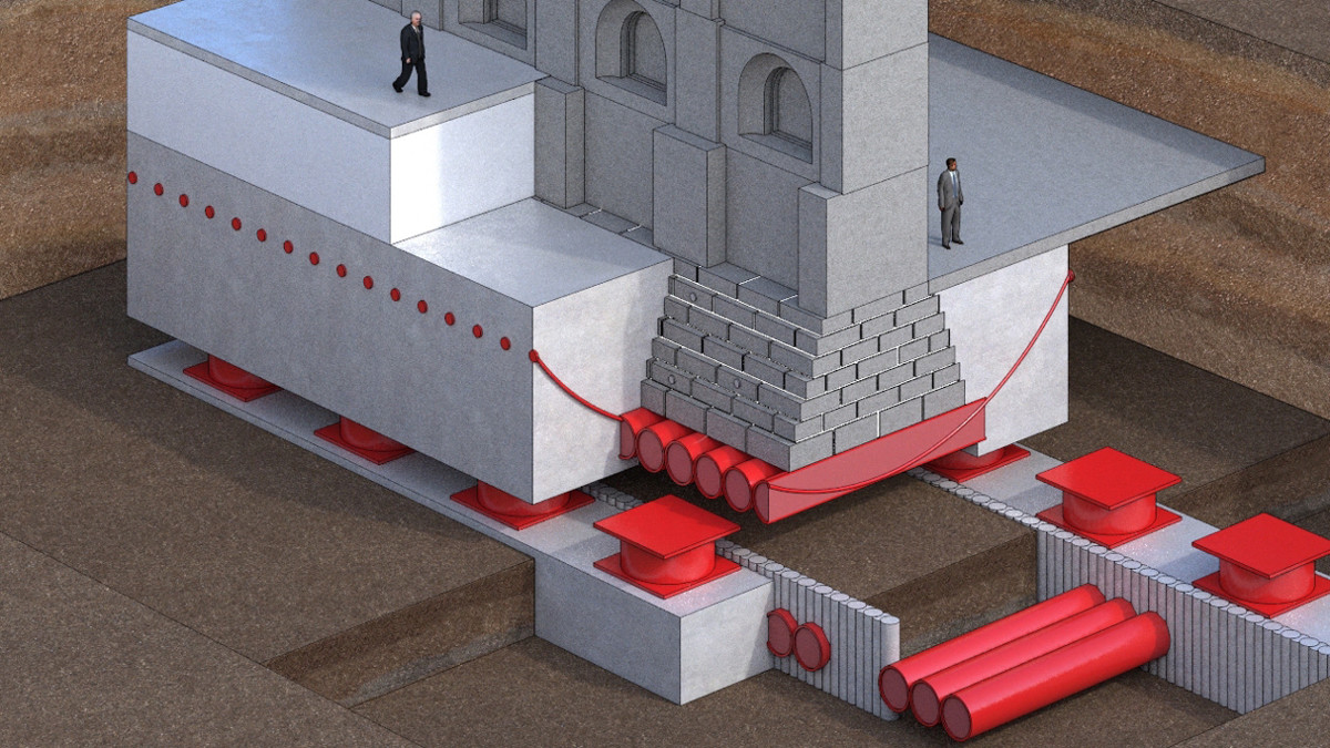 How the Salt Lake Temple's base isolation system will protect it from earthquakes