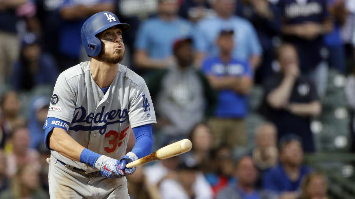 Bellinger robs Yelich, homers off Hader, Dodgers top Brewers