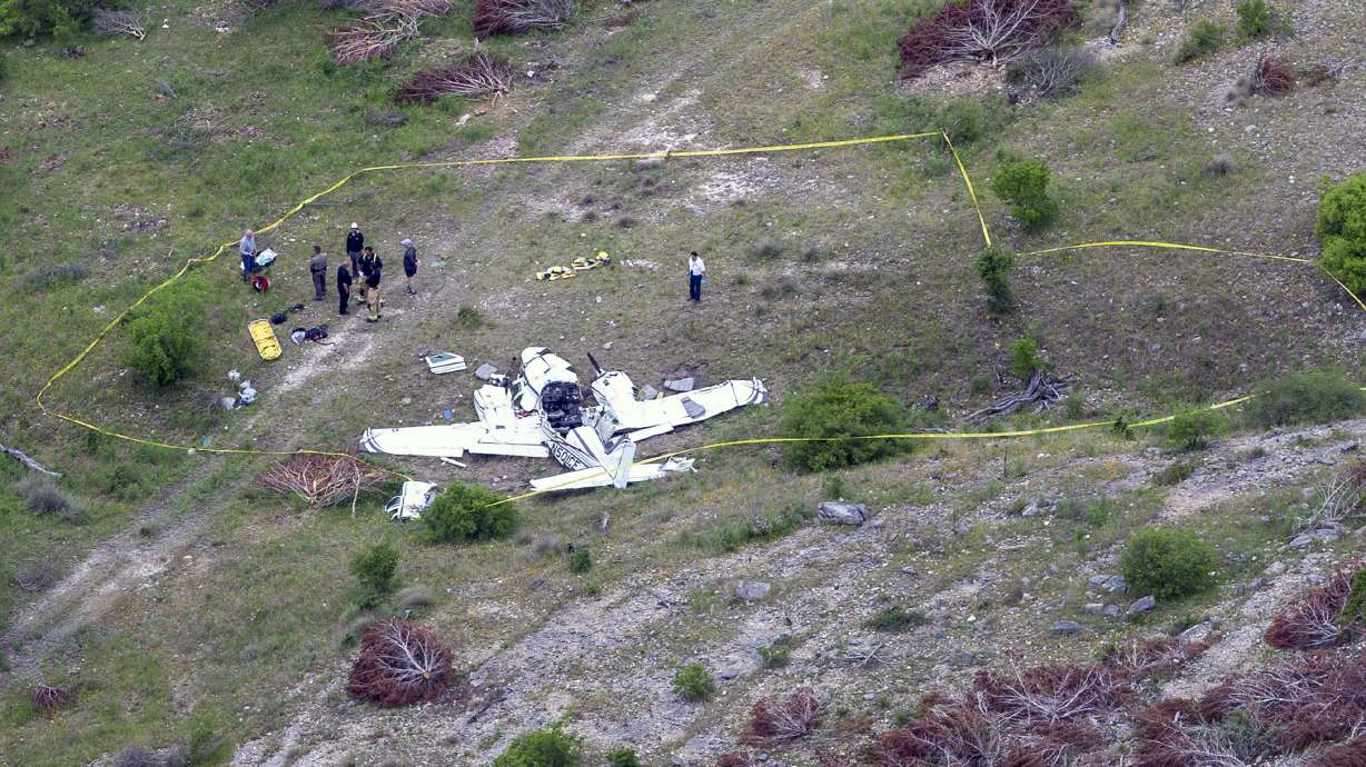 The Latest: Plane was 'spiraling' before crash in Texas