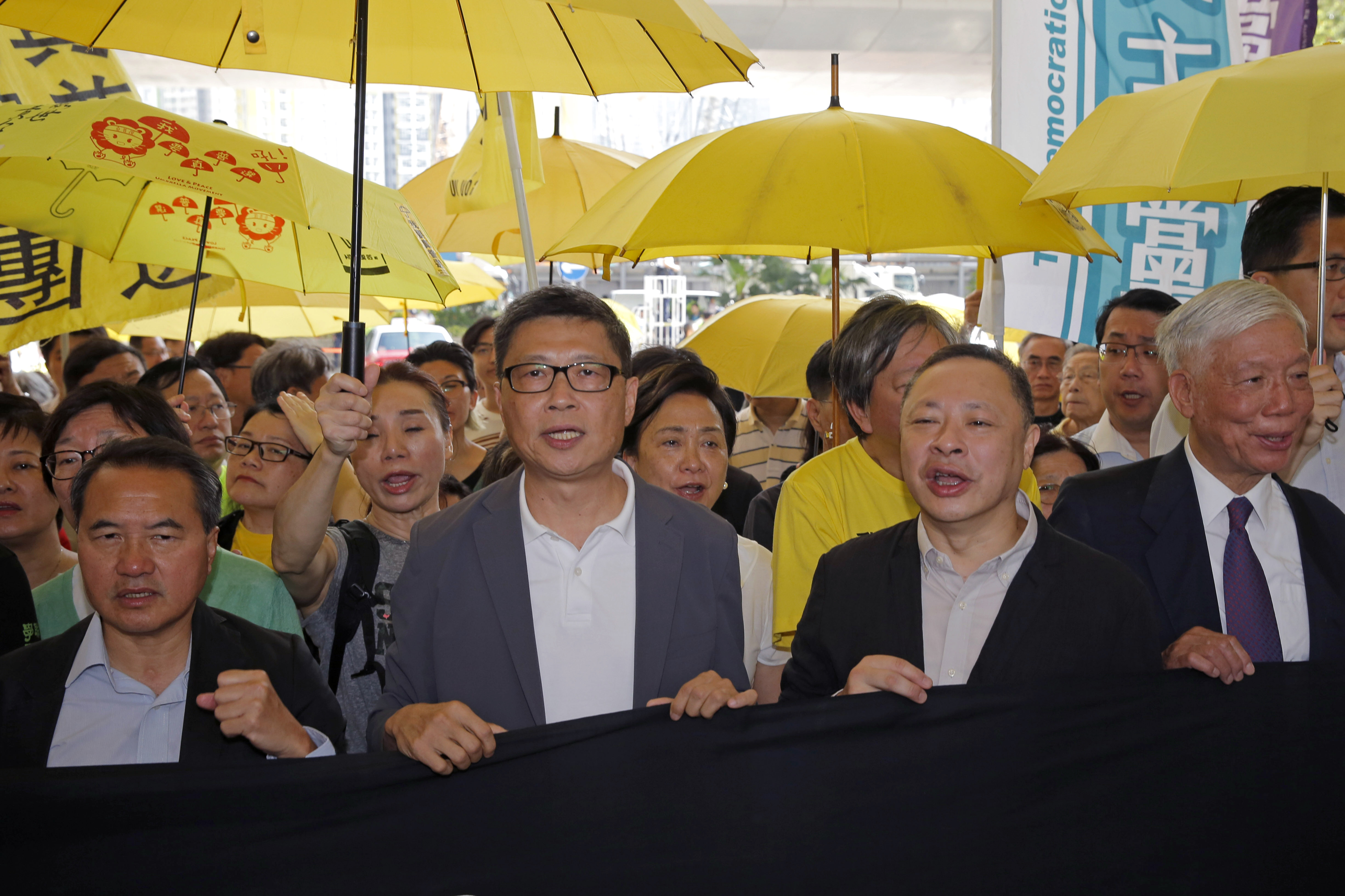 The Latest: 8 Hong Kong protest organizers sentenced
