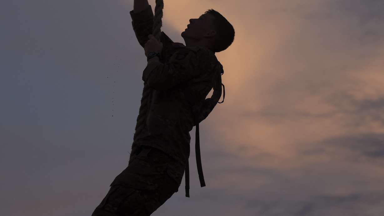 Tough going: Elite service members compete for 'Best Ranger'