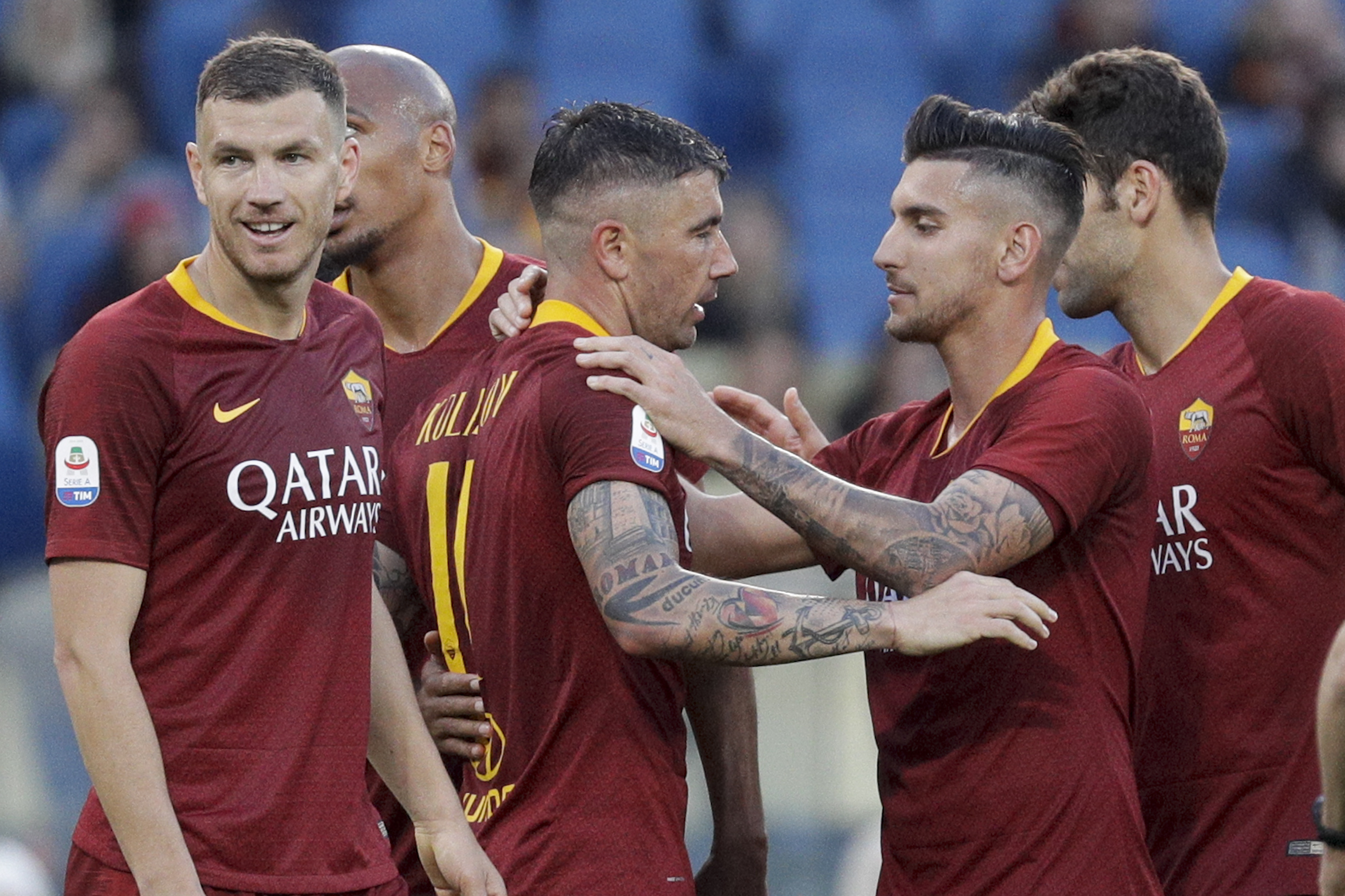 Roma beats Cagliari to move into Serie A top 4