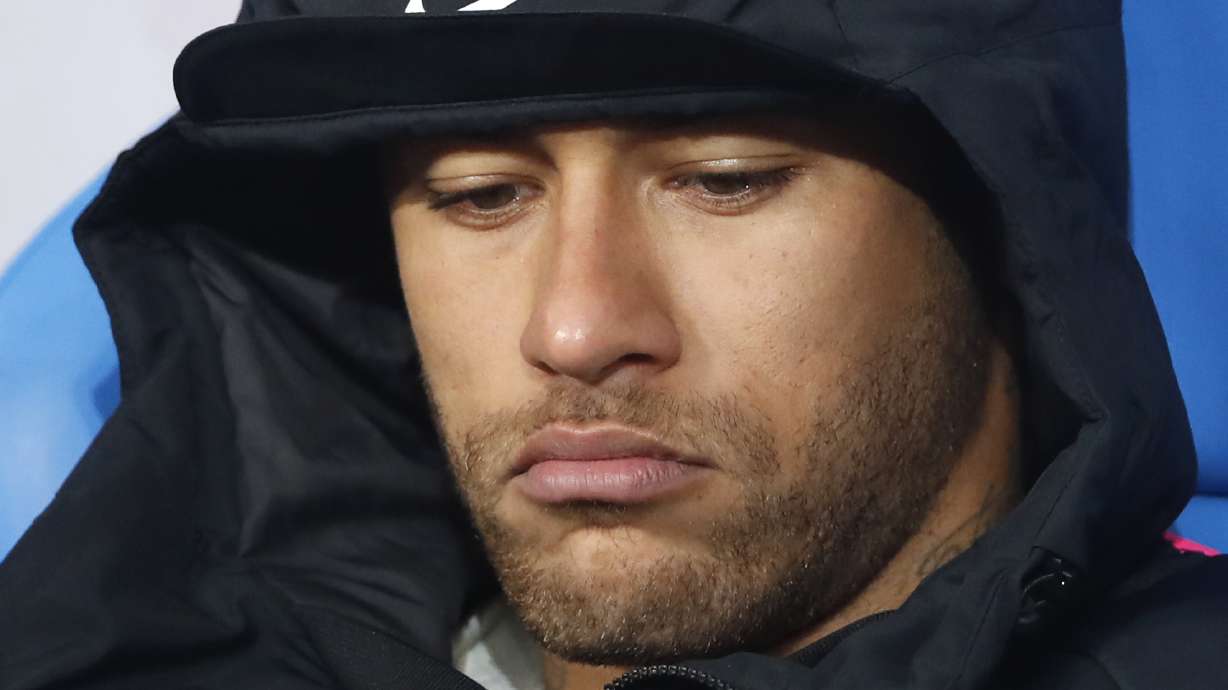 Neymar appears to aim punch at fan goading him after defeat