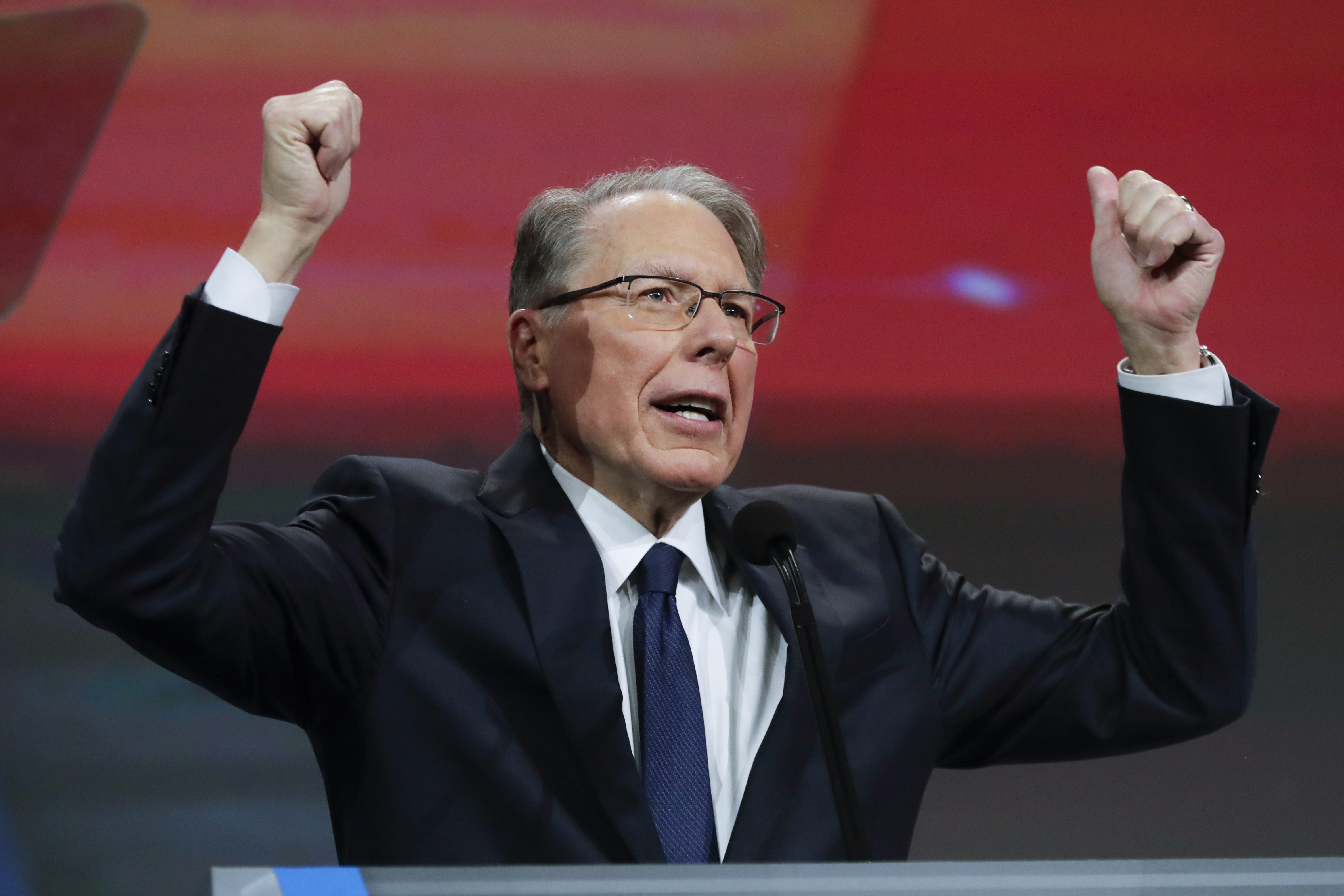 NRA's LaPierre fends off backlash, wins re-election as CEO